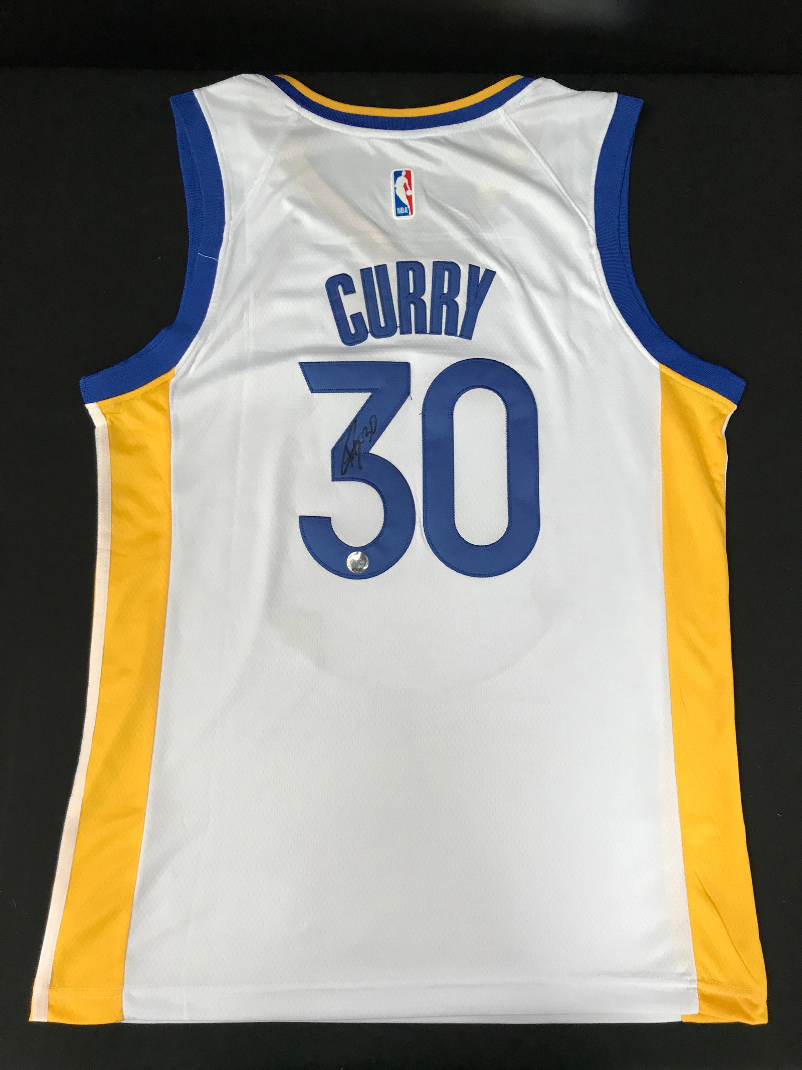 STEPH CURRY SIGNED WARRIORS JERSEY KB AUTHENTICS COA (1 of 3)