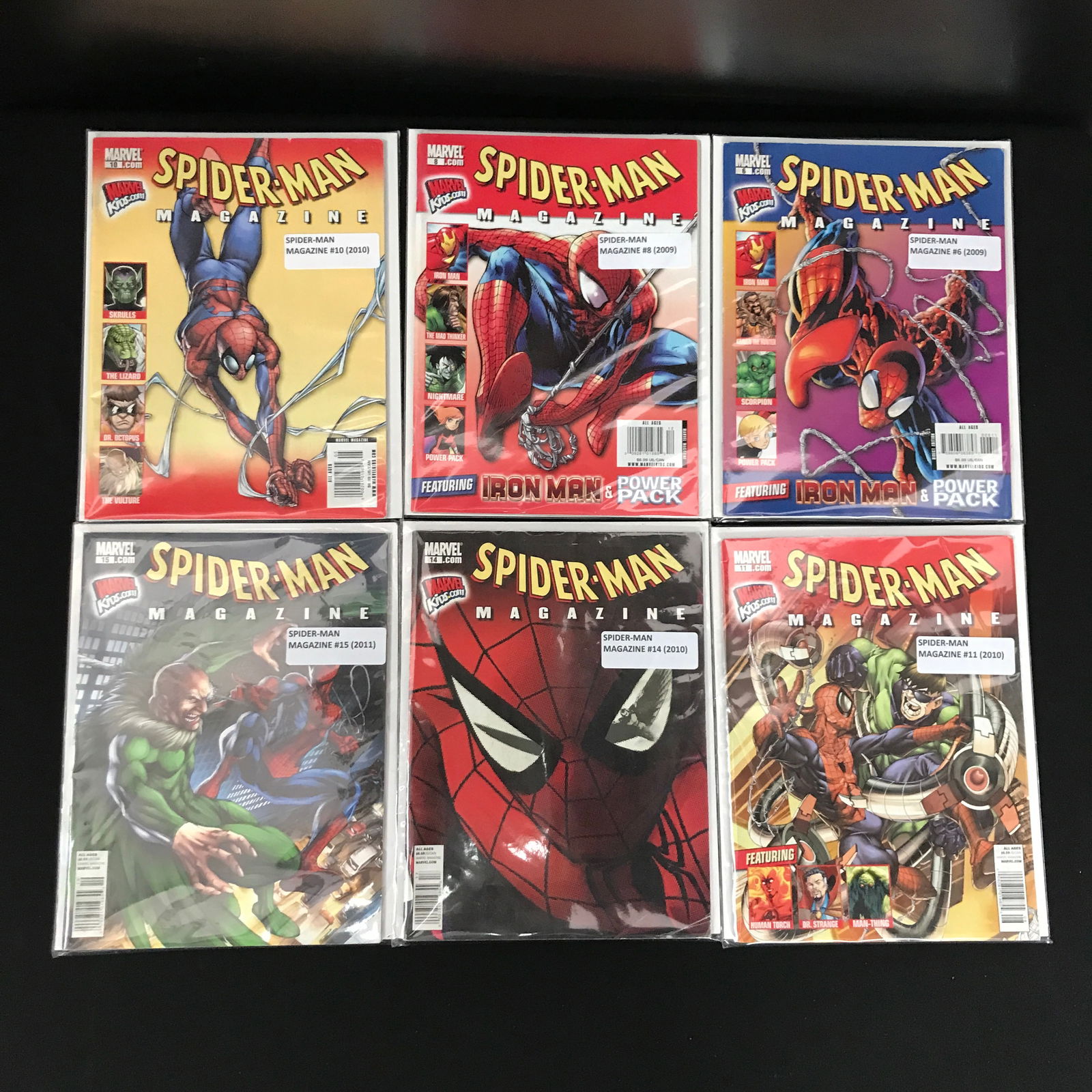 LOT OF 6 SPIDERMAN COMICS (MARVEL COMICS) (1 of 1)