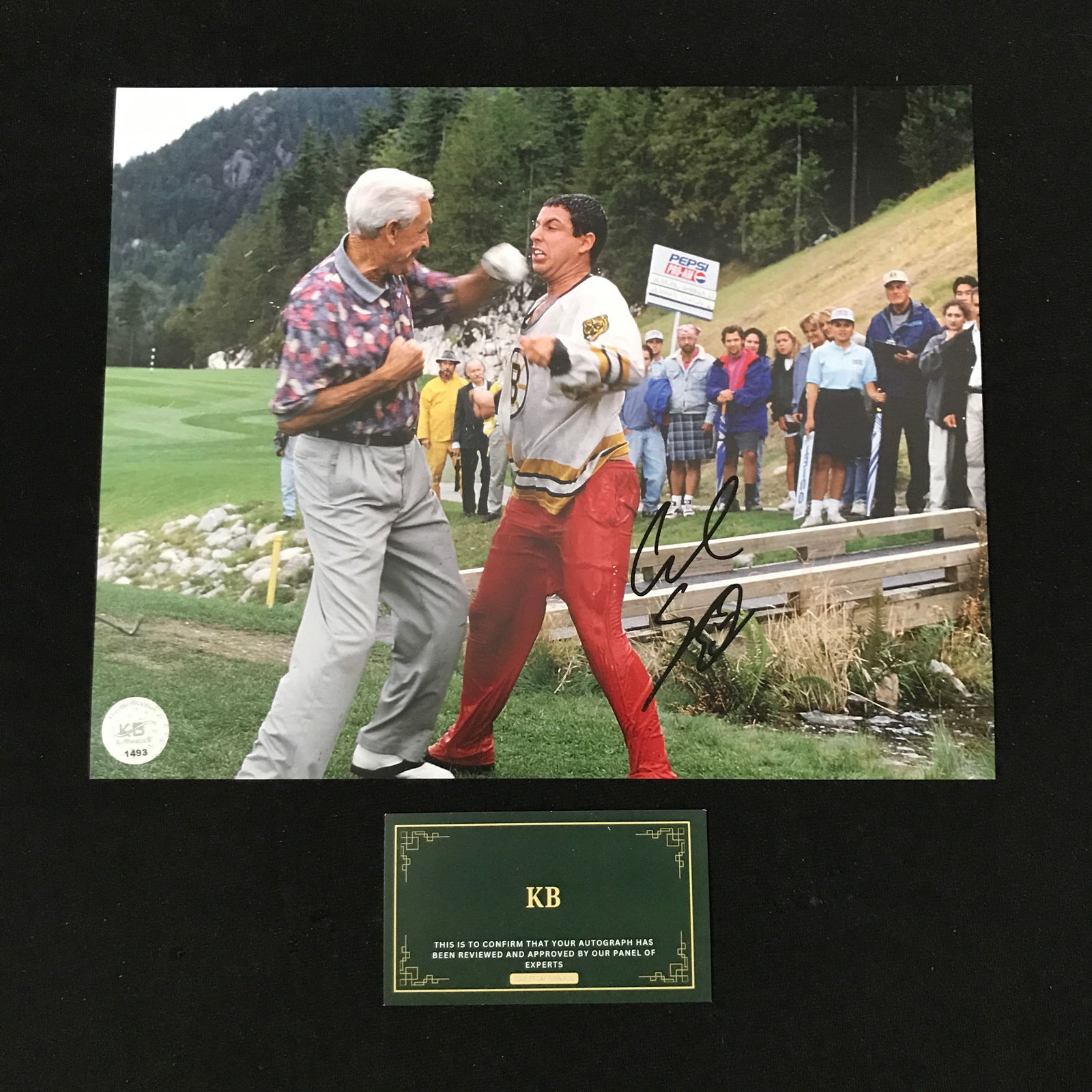 ADAM SANDLER SIGNED HAPPY GILMORE 8X10 (KB AUTHENTICS COA): Prices are in Canadian dollars