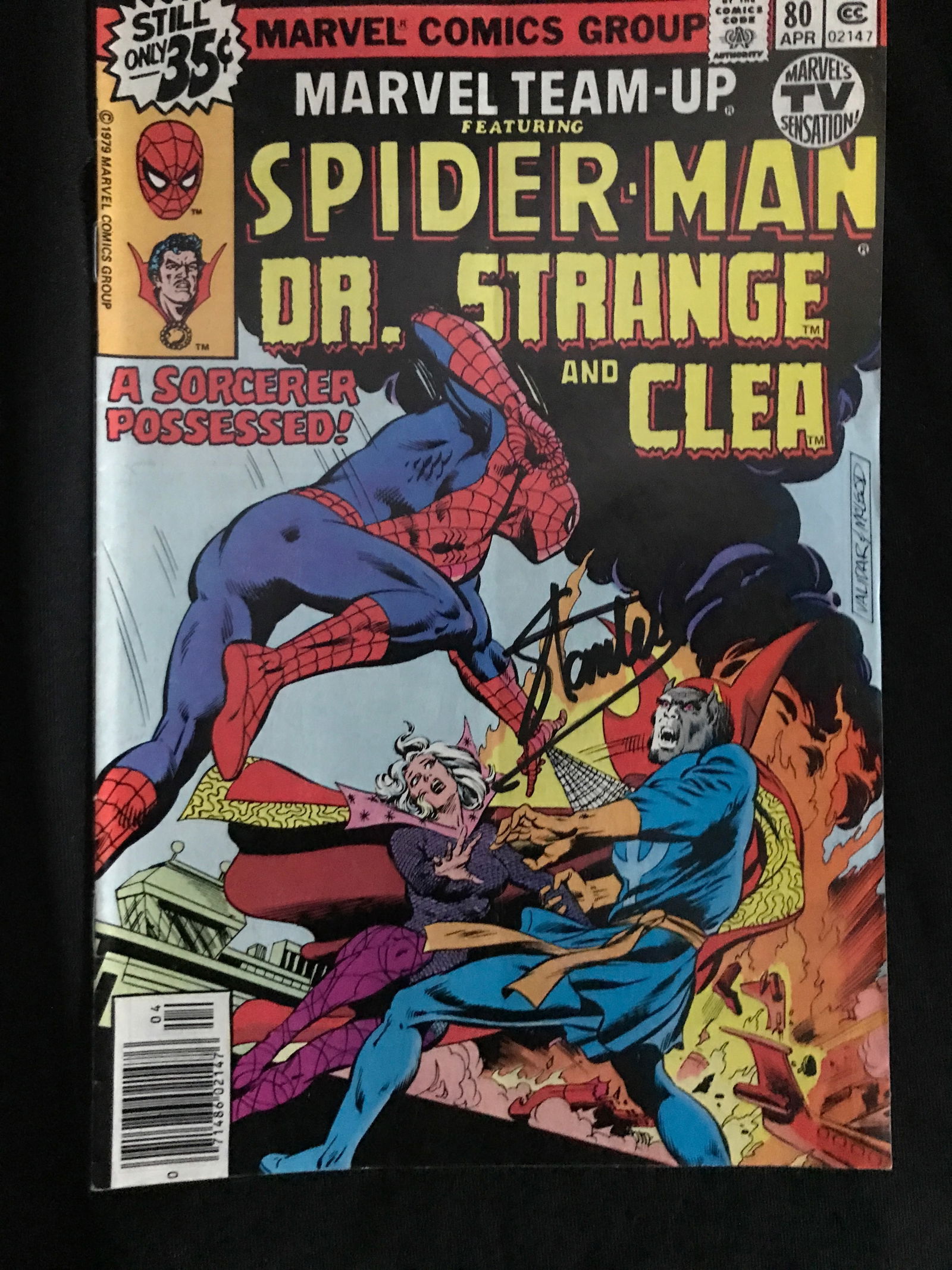 STAN LEE SIGNED SPIDER-MAN COMIC BOOK (1 of 1)