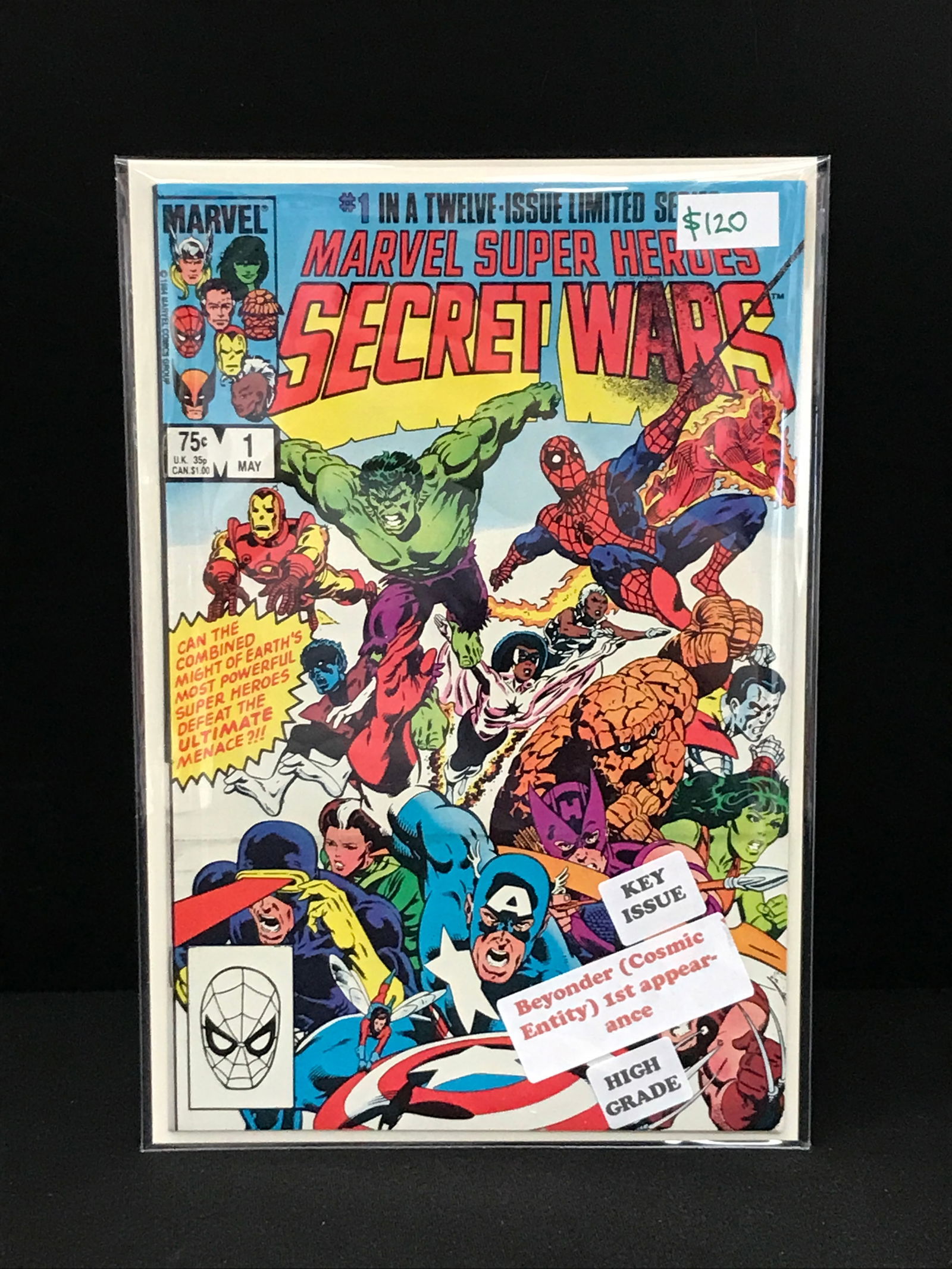 MARVEL COMCIS NO.1 SECRET WARS (1 of 1)
