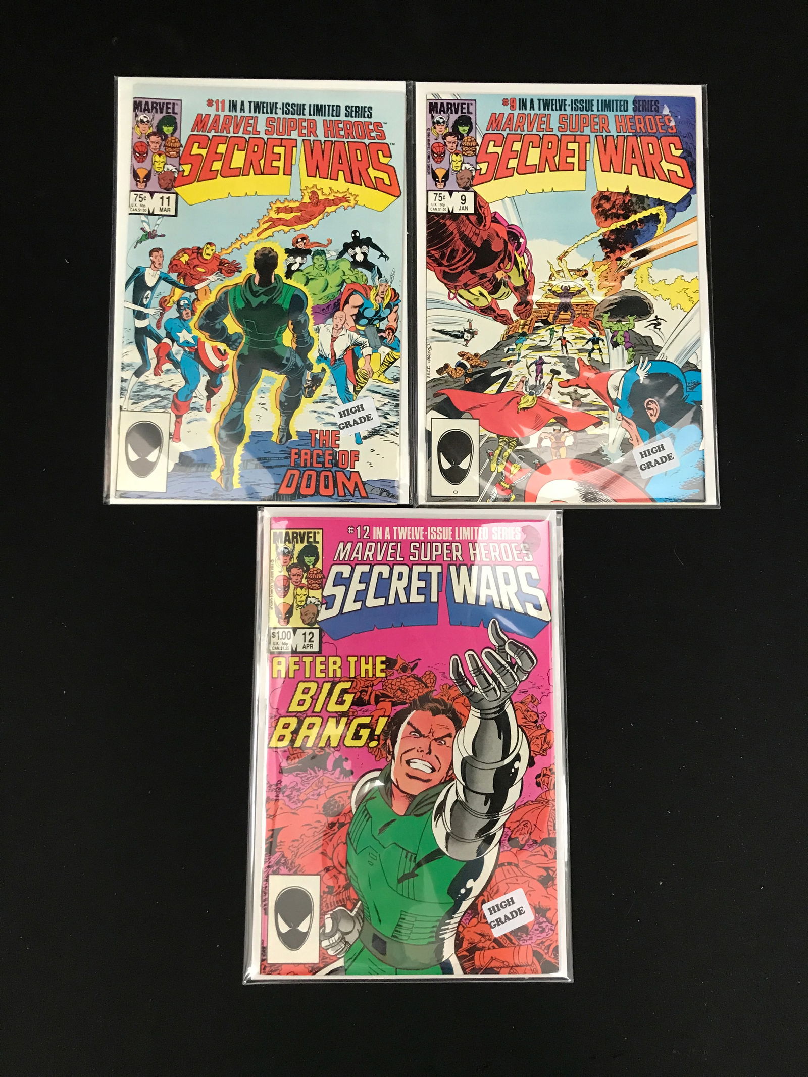 LOT OF 3 SECRET WARS COMICS (MARVEL COMICS) (1 of 1)