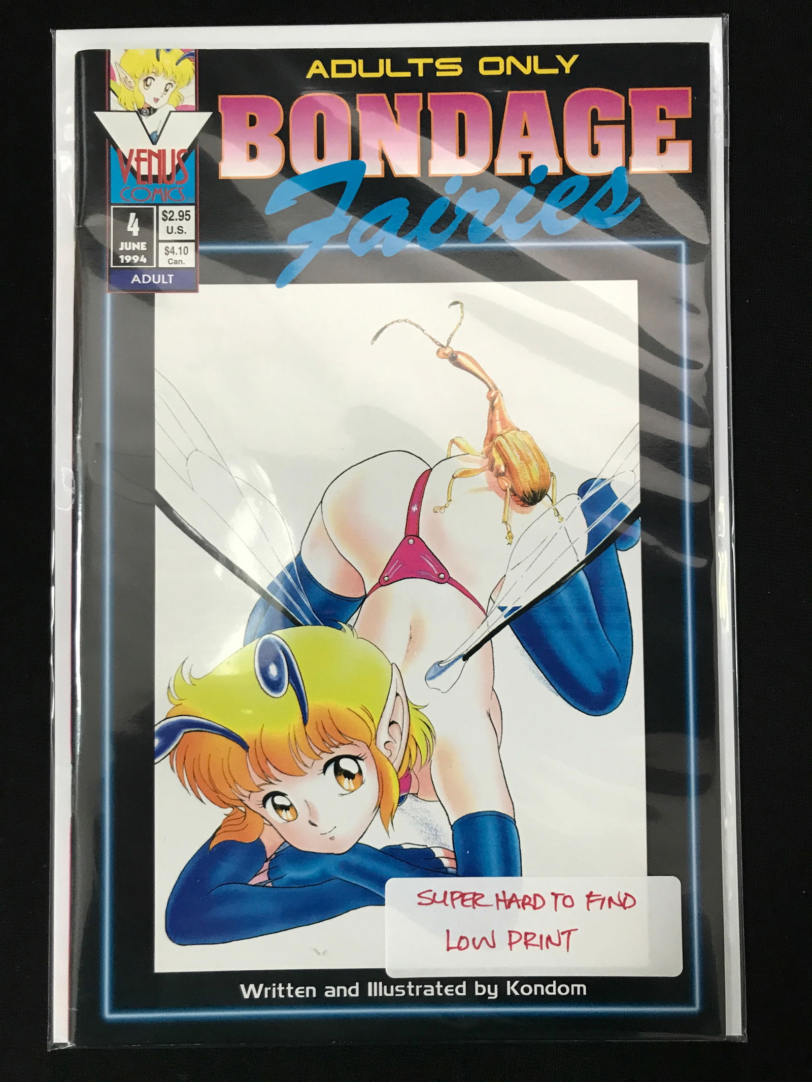 VENUS COMICS NO.4 BONDAGE FAIRIES: Prices are in Canadian dollars