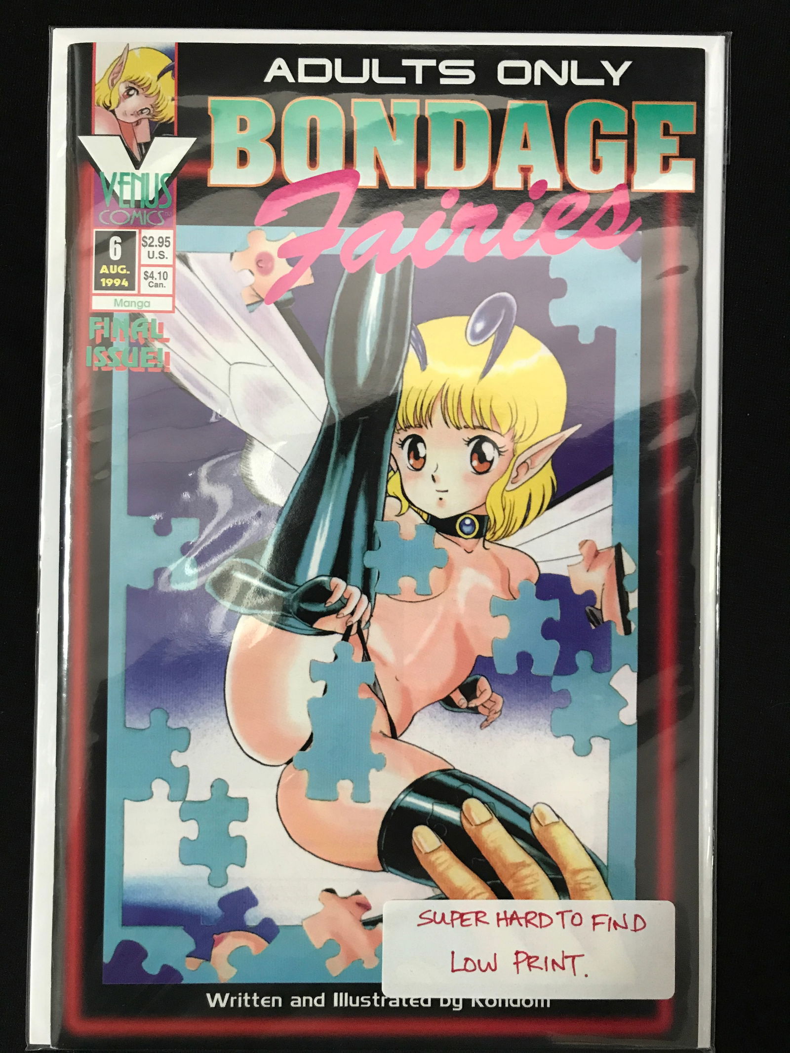 VENUS COMICS NO.6 BONDAGE FAIRIES: Prices are in Canadian dollars