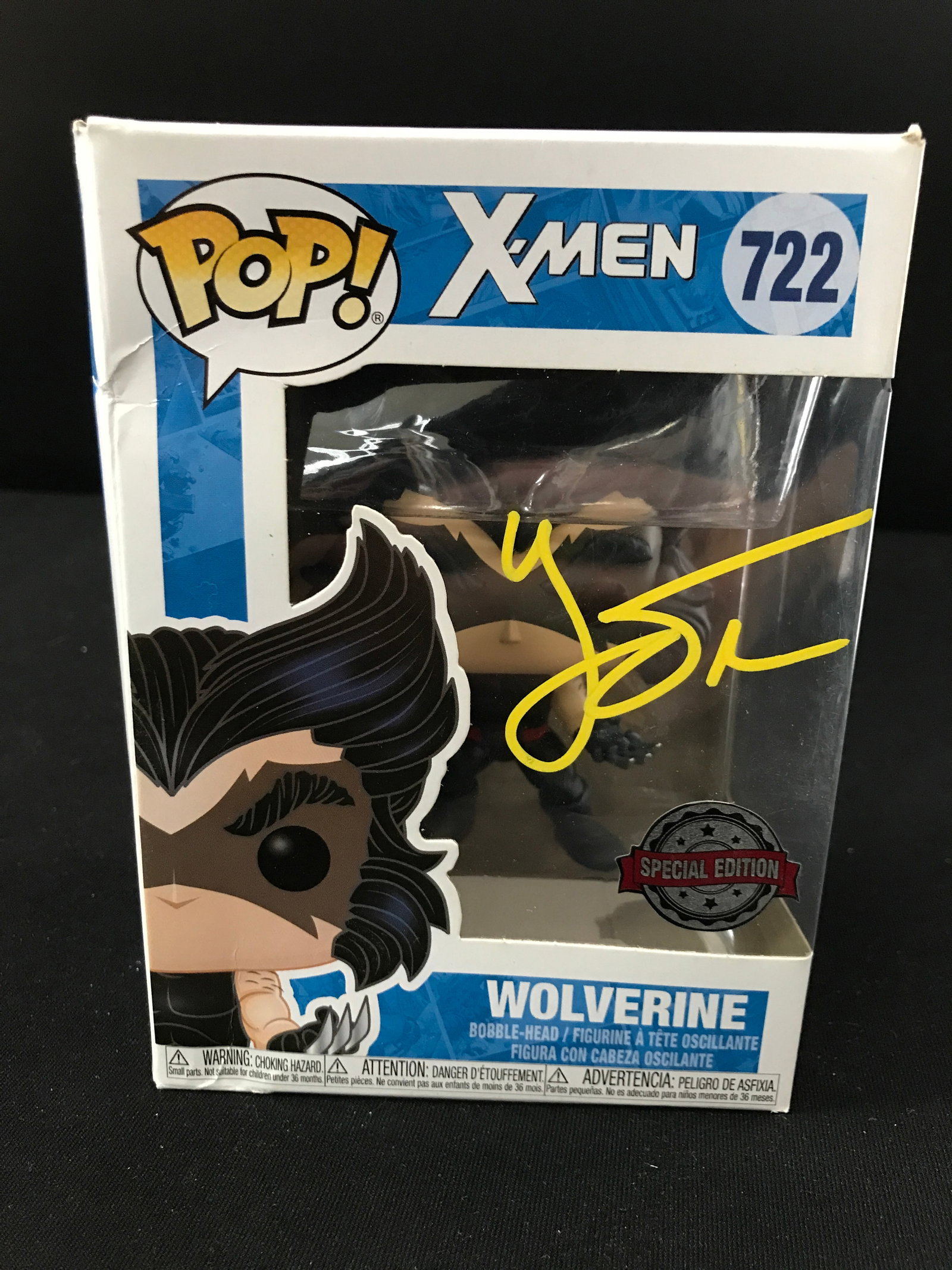 HUGH JACKMAN SIGNED WOLVERINE FUNKO POP - KB COA (1 of 2)