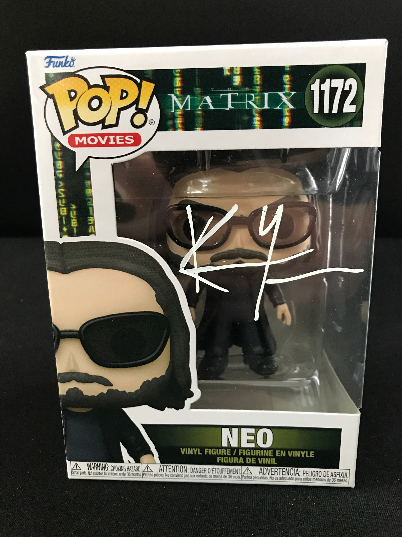 KEANU REEVES SIGNED NEO FUNKO POP (KB COA) (1 of 1)