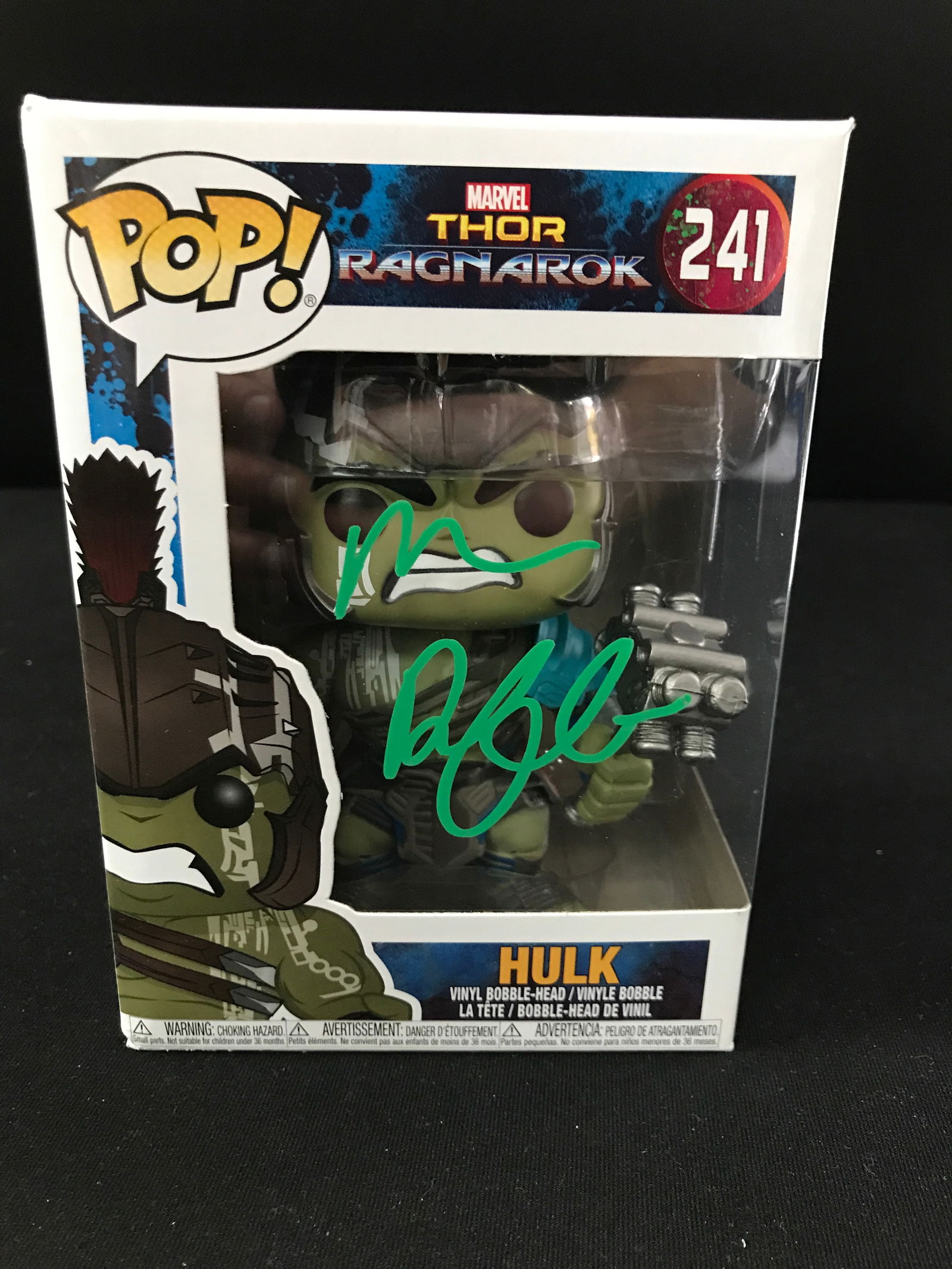 MARK RUFALLO SIGNED HULK FUNKO POP (KB COA) (1 of 1)