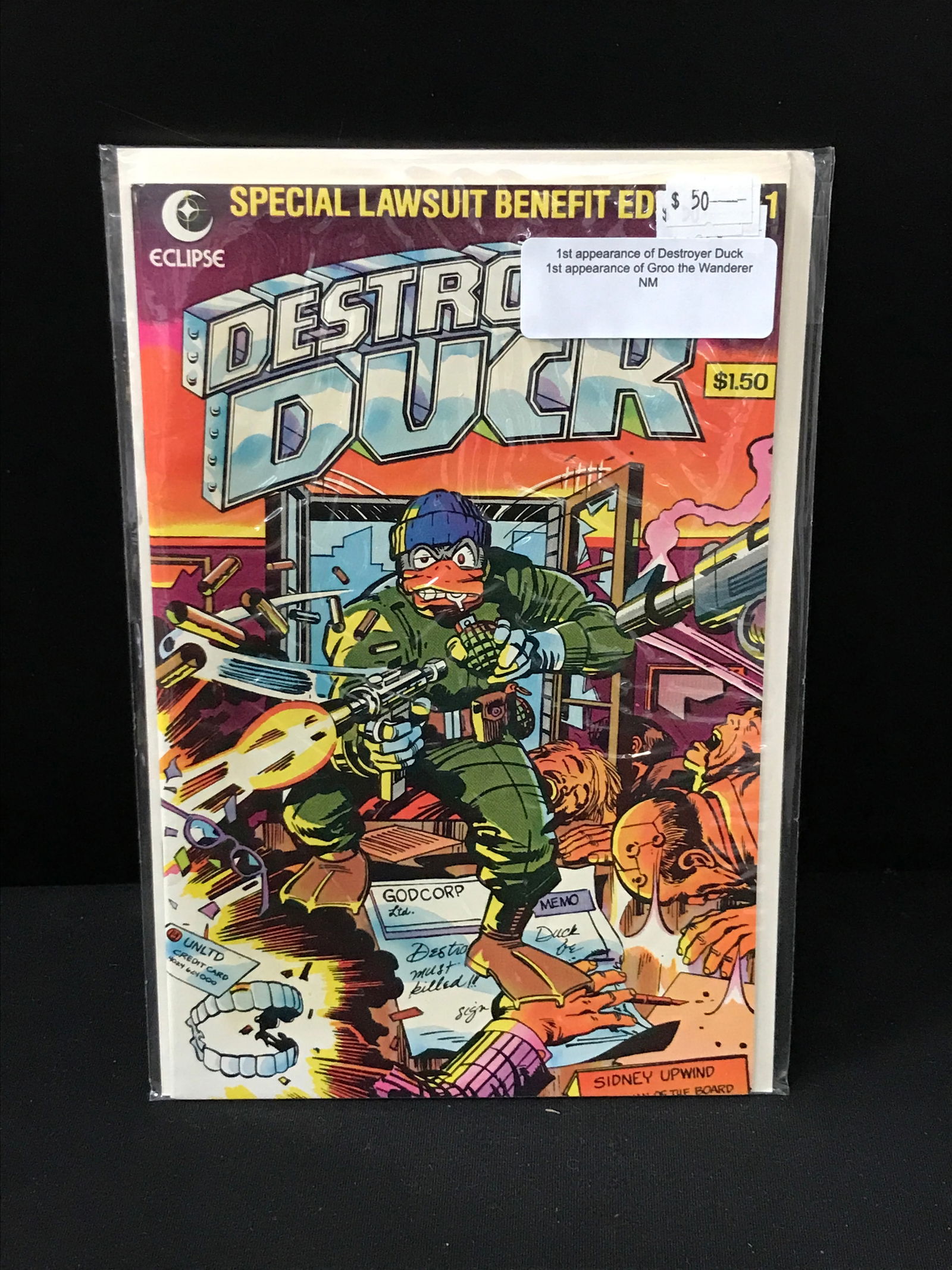EPIC COMICS NO.1 DESTORYER DUCK (1 of 1)