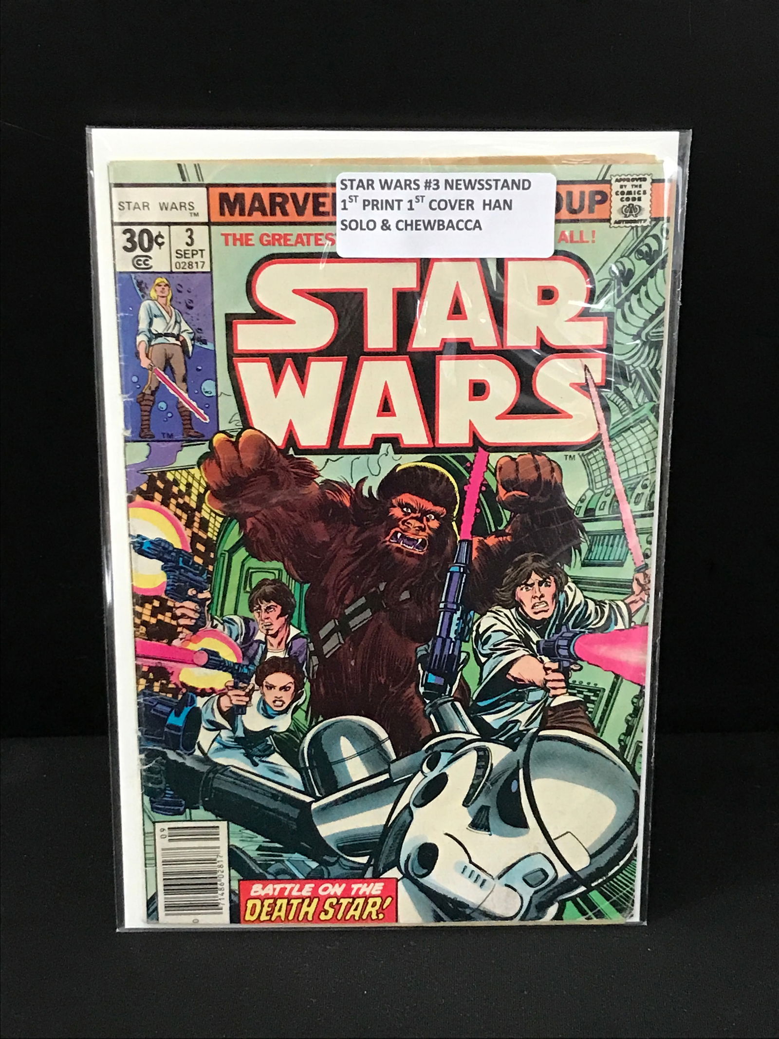 MARVEL COMICS NO.3 STAR WARS (1 of 1)