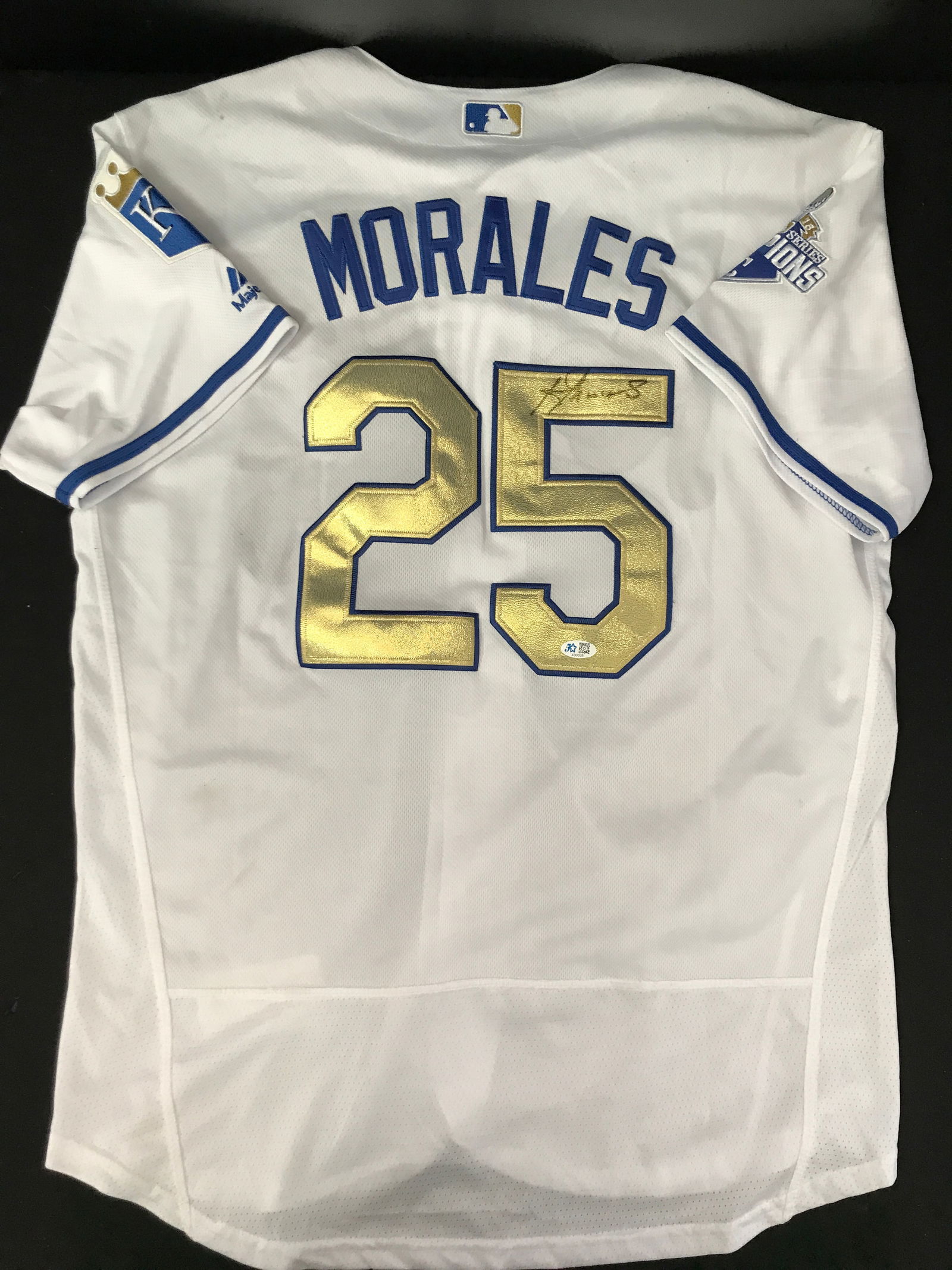 KENDRYS MORALES SIGNED KC ROYALS JERSEY 5 STAR COA (1 of 3)