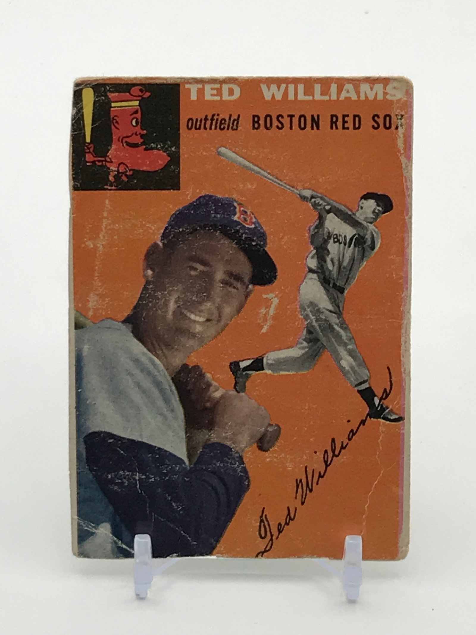 1954 TOPPS NO.1 TED WILLIAMS: Prices are in Canadian dollars