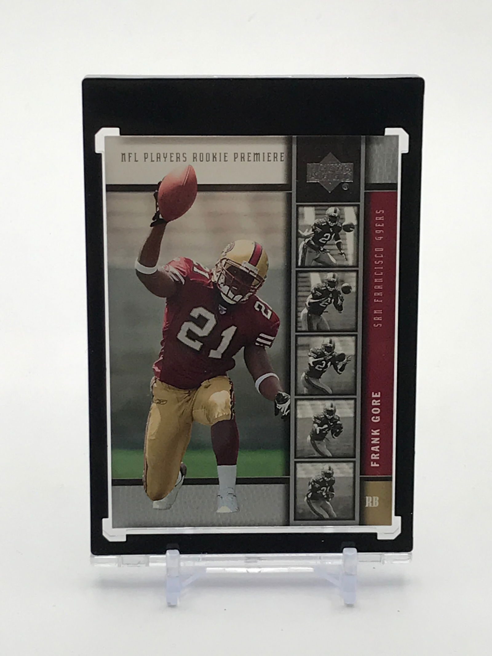2005 UPPER DECK FRANK GORE ROOKIE CARD (1 of 2)