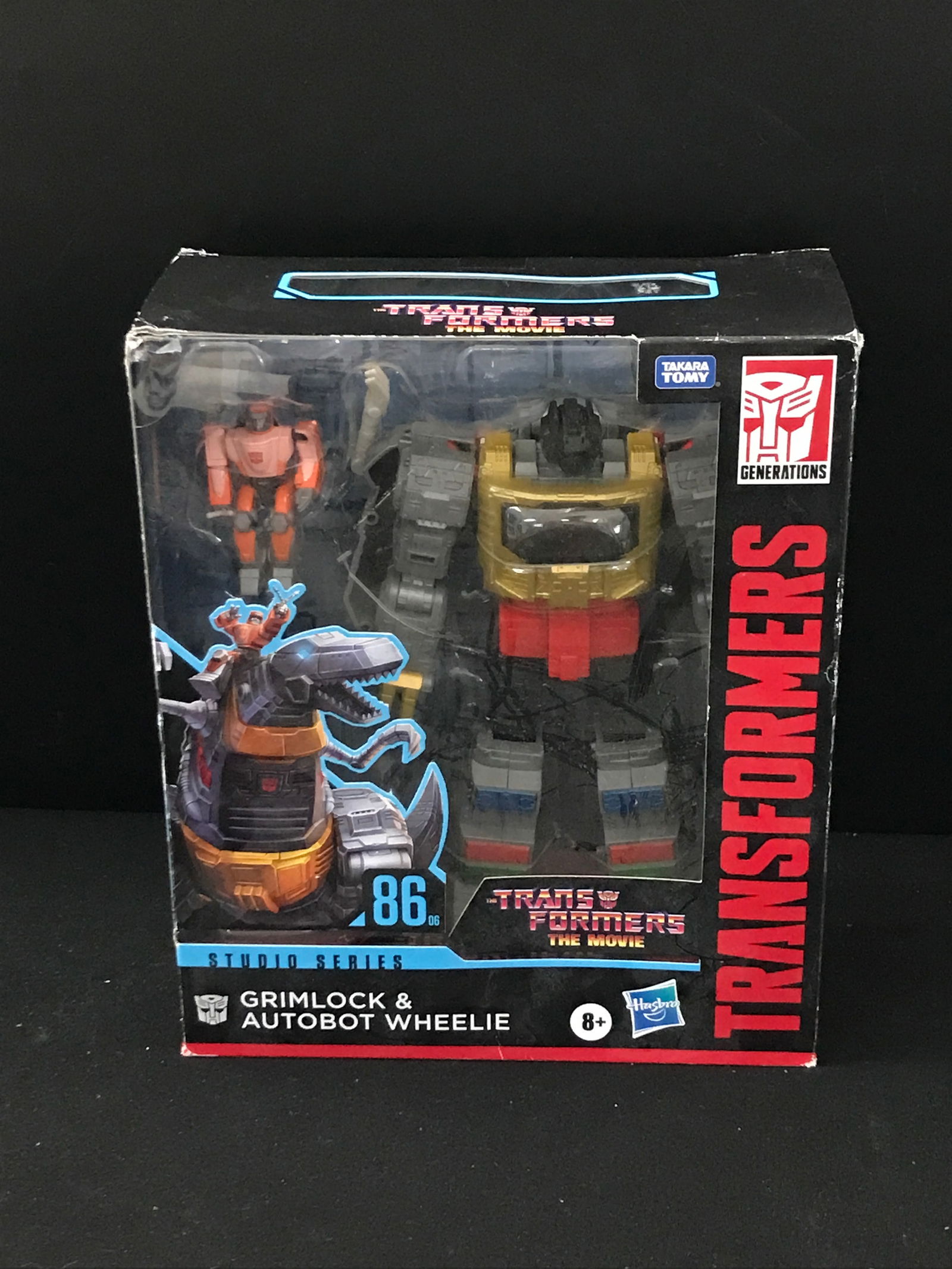 HASBRO GRIMLOCK AND AUTOBOT WHEELIE TRANSFORMER: Prices are in Canadian dollars