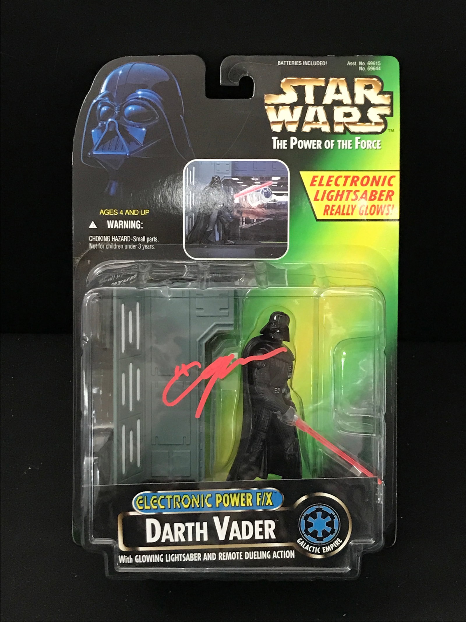 HAYDEN CHRISTENSEN SIGNED STAR WARS DARTH VADOR ACTION FIGURE WWOC COA: Prices are in Canadian dollars