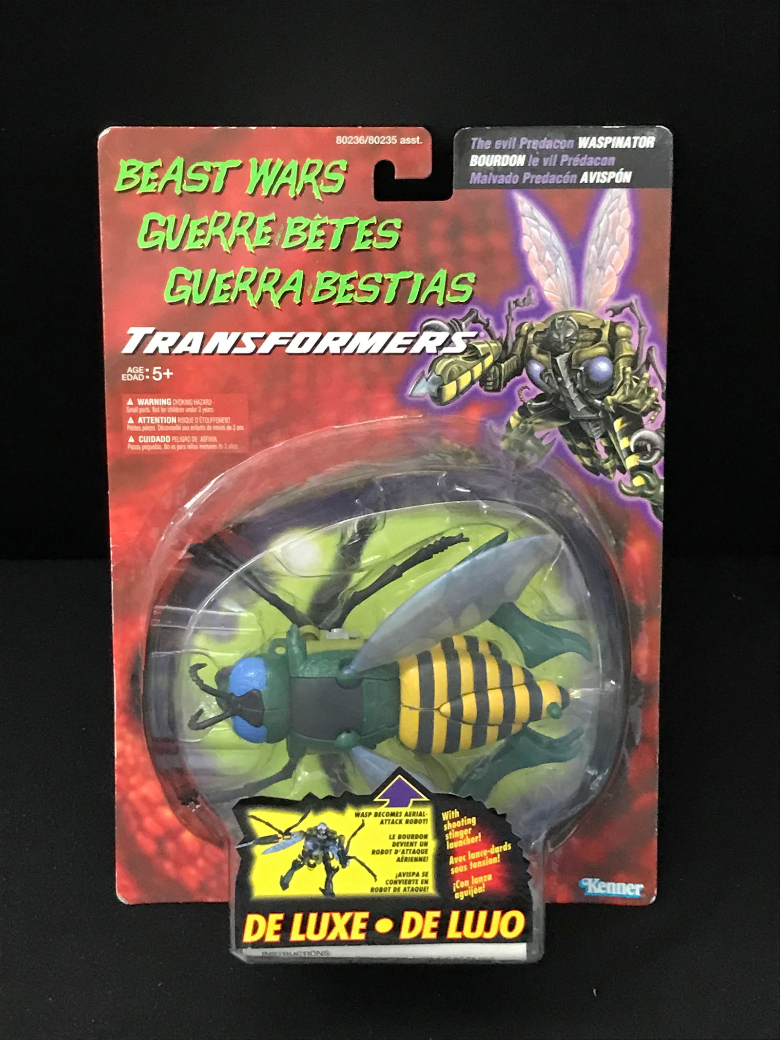 Orifginal MOC 1995 Beast Wars Waspinator Transformers (1 of 1)
