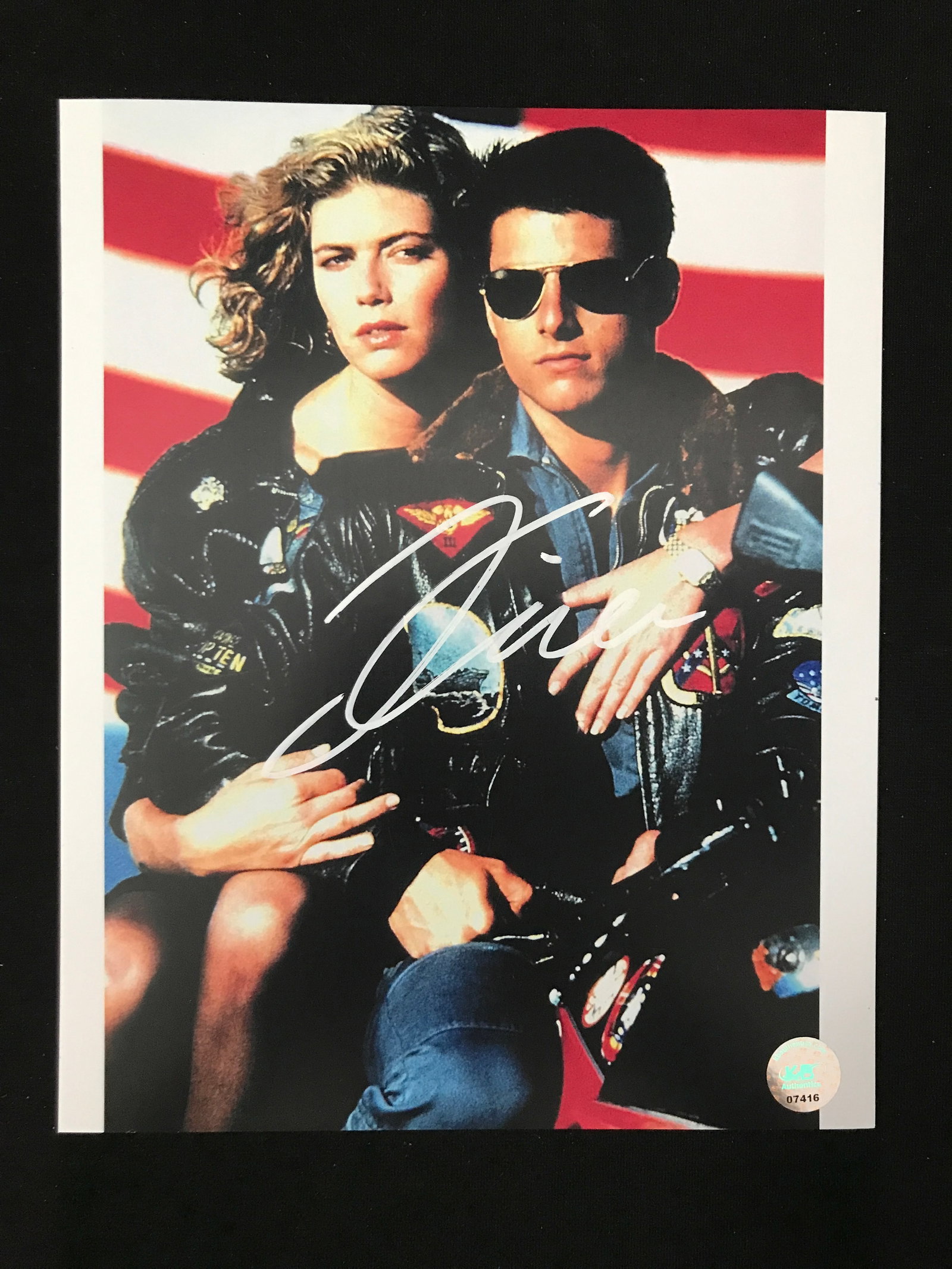 TOM CRUISE SIGNED TOP GUN 8X10 - KB COA: Prices are in Canadian dollars