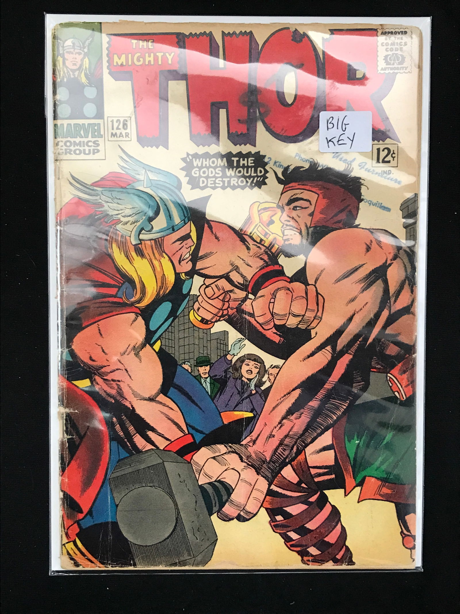 MARVEL COMICS NO.126 THE MIGHTY THOR (1 of 1)