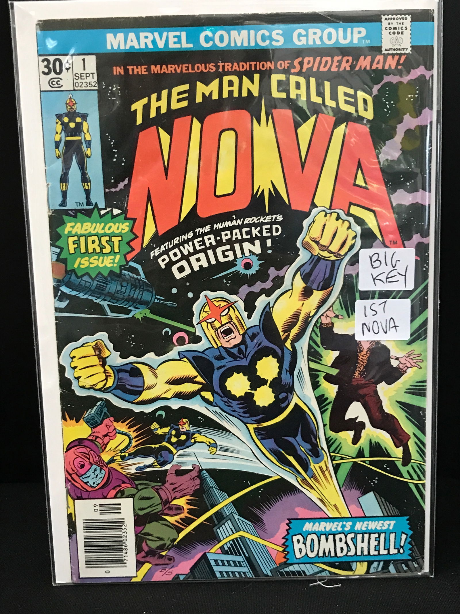 MARVEL COMICS NO.1 THE MAN CALLED NOVA (1 of 1)
