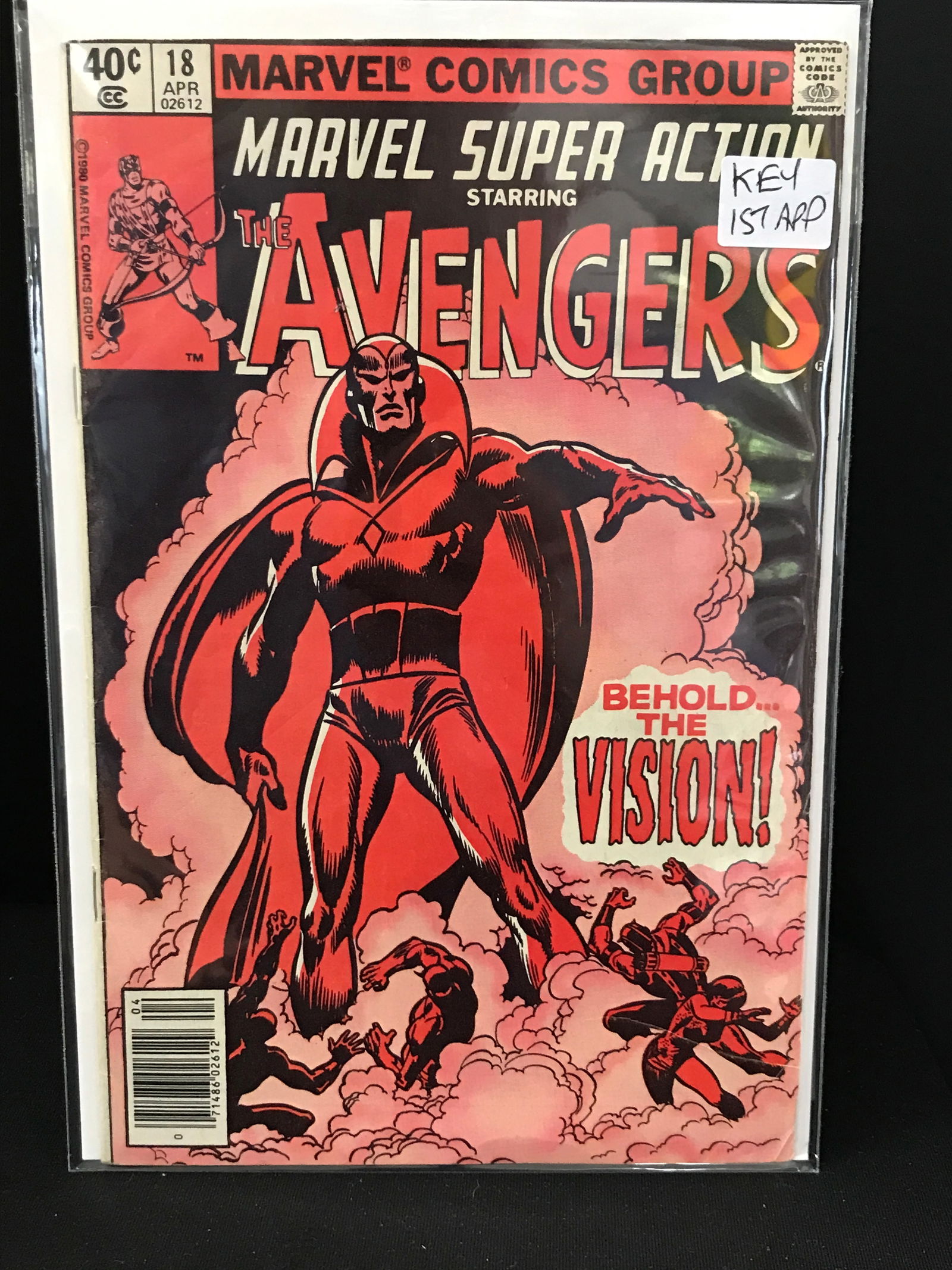 MARVEL COMICS NO.18 THE AVENGERS (1ST APPEARANCE VISION) (1 of 1)