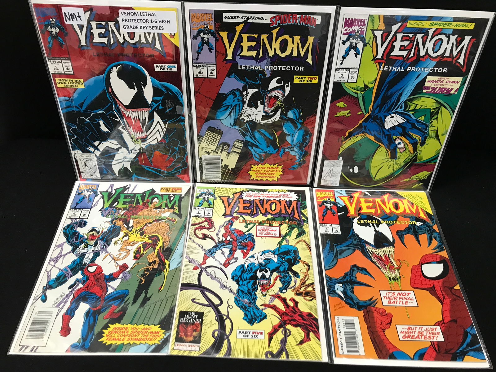 VENOM LETHAL PROTECTOR 1-6 SERIES RUN (MARVEL COMICS) (1 of 1)