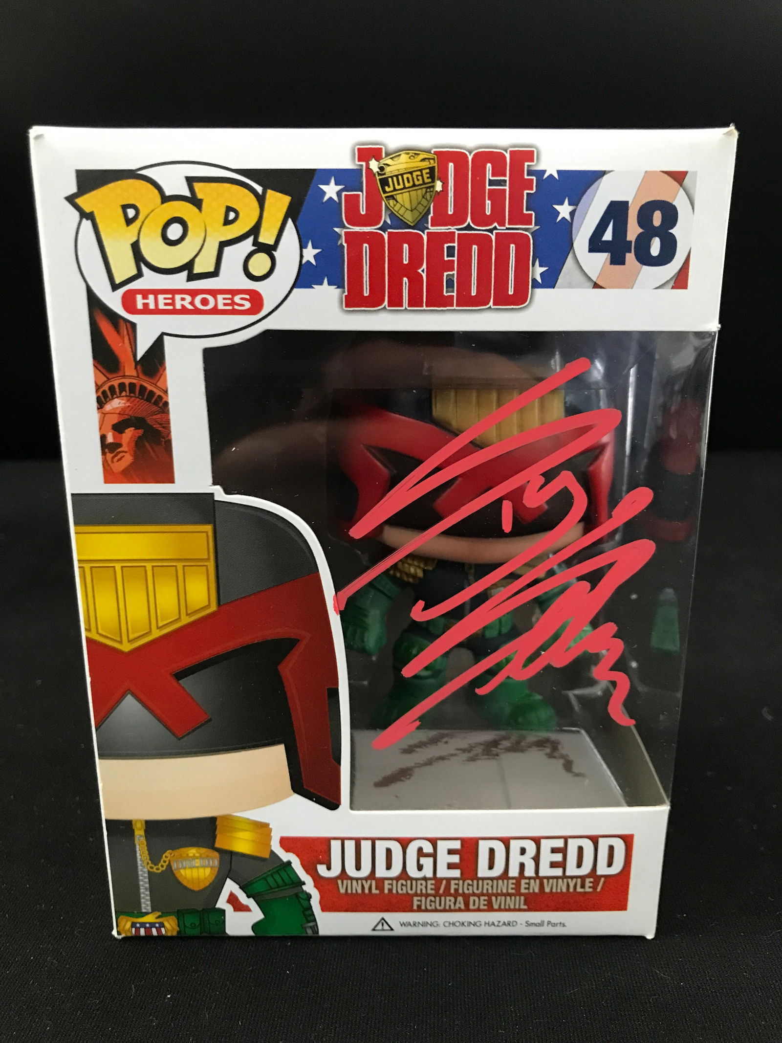 SYLVESTER STALLONE SIGNED JUDGE DREDD FUNKO POP - KB COA (1 of 2)