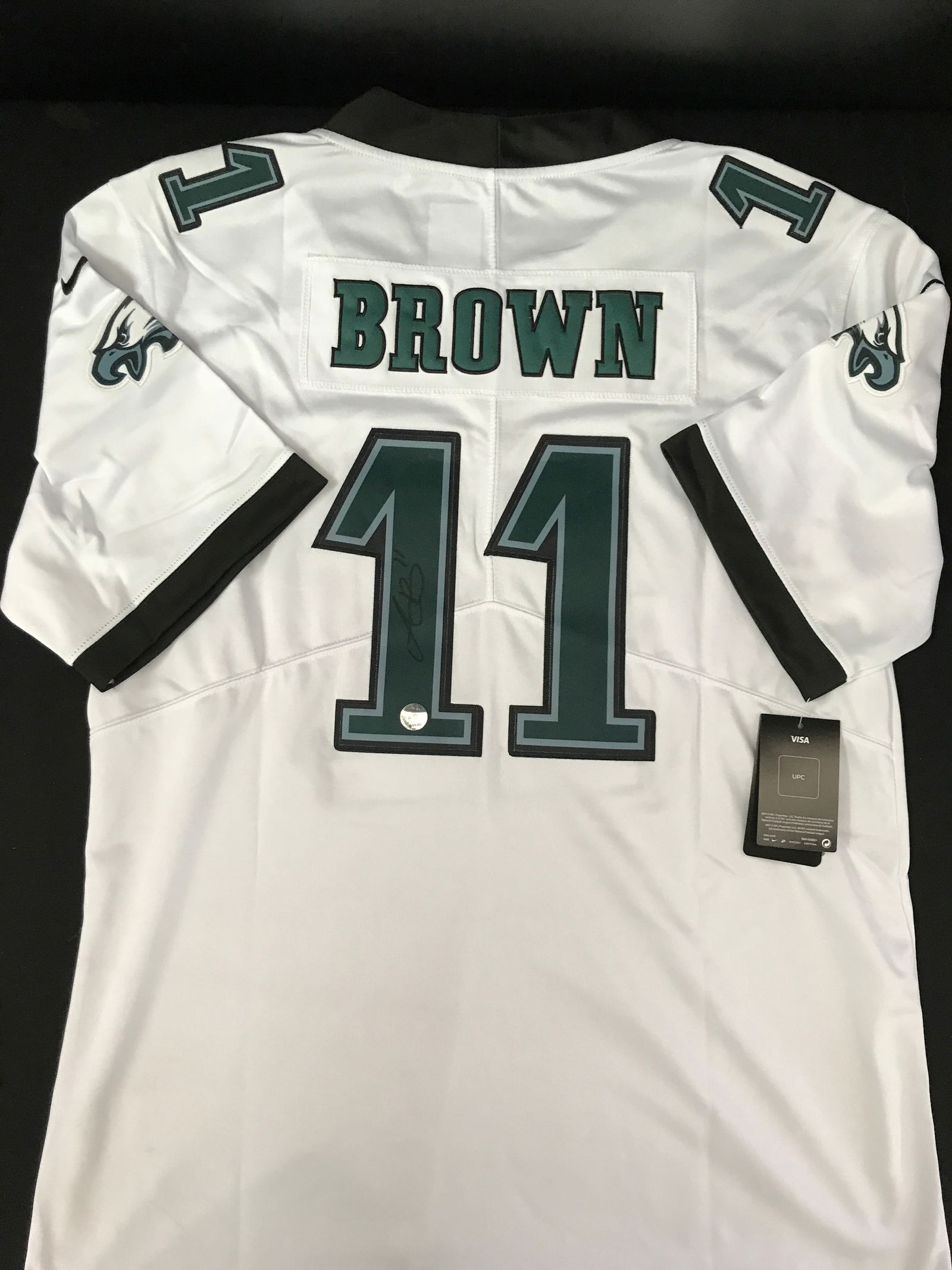 A.J BROWN SIGNED PHILADELPHIA EAGLES JERSEY - KB COA (1 of 3)