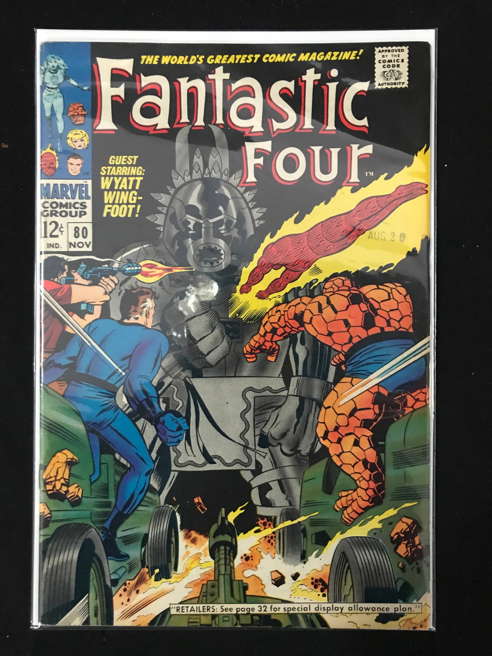 MARVEL COMICS FANTASTIC FOUR NO.80: Prices are in Canadian dollars