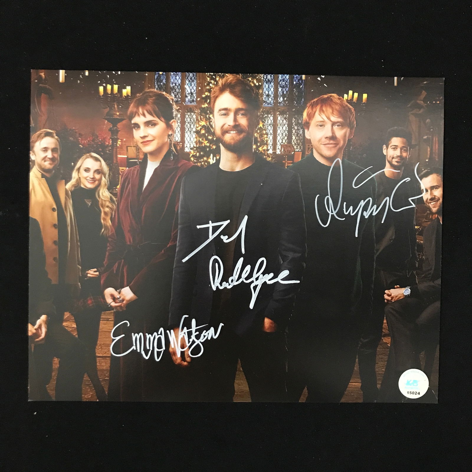EMMA WATSON, DANIEL RADCLIFFE RUBERT GRINT SIGNED 8 X 10 (KB COA) (1 of 1)
