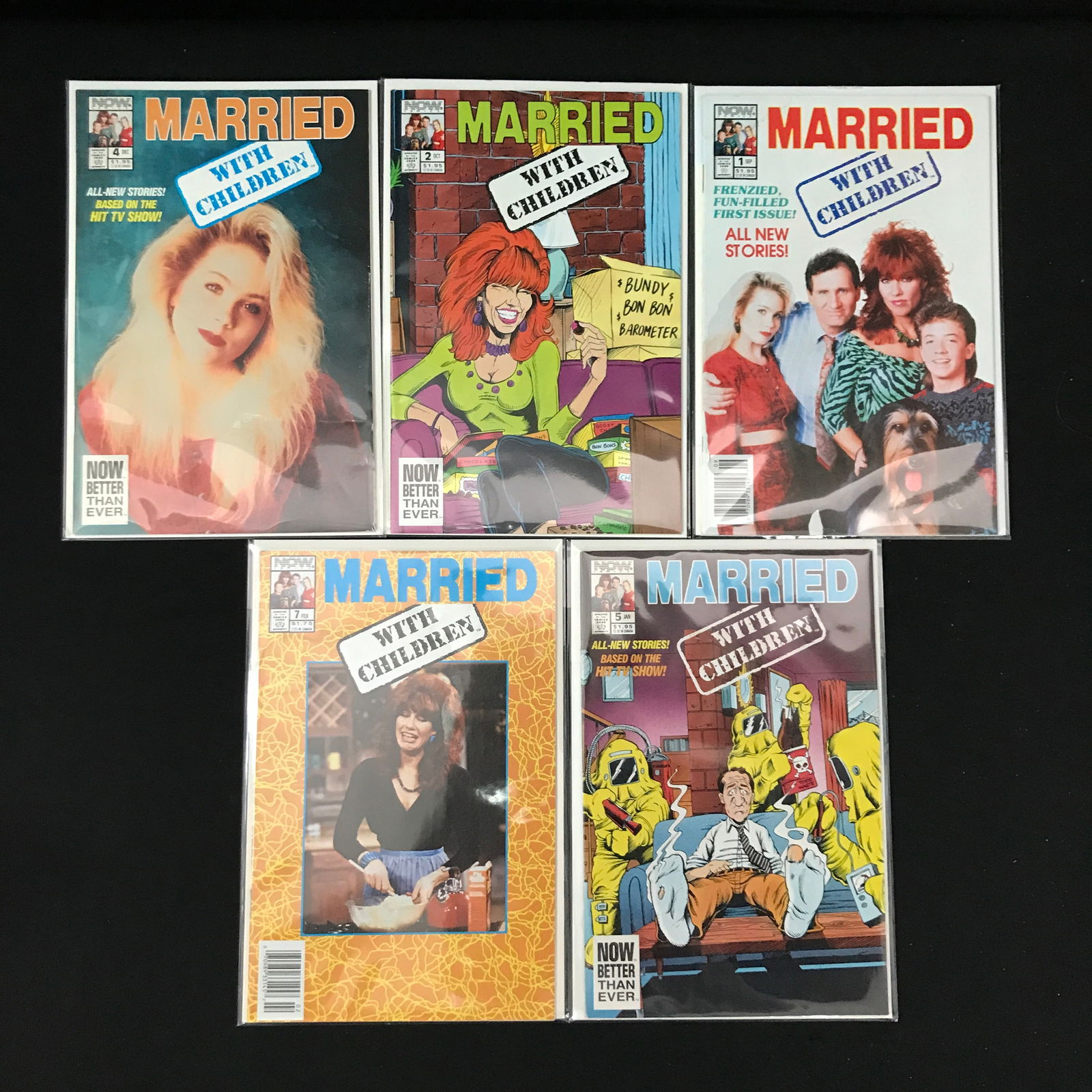 LOT OF 5 MARRIED WITH CHILDREN COMICS (NOW COMICS) (1 of 1)