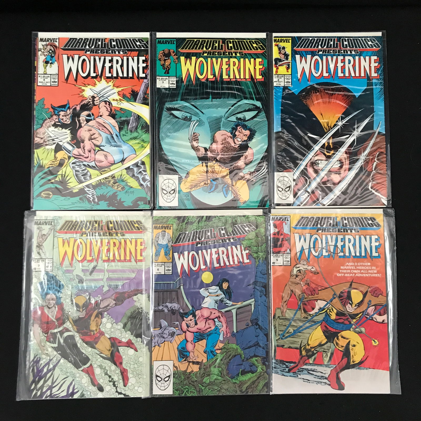 LOT OF 6 WOLVERINE COMICS (MARVEL COMICS) (1 of 1)