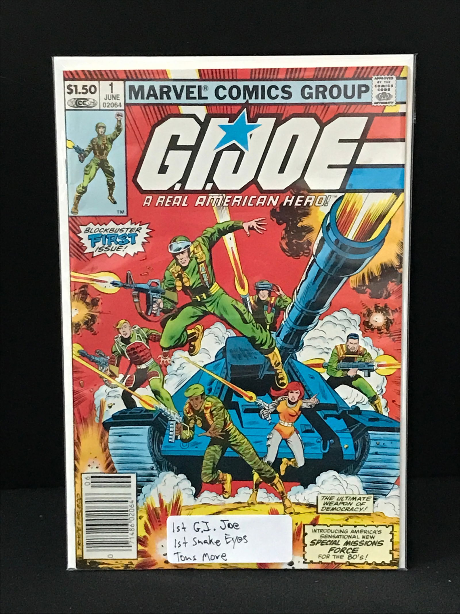 MARVEL COMICS NO.1 G.I. JOE (1 of 1)