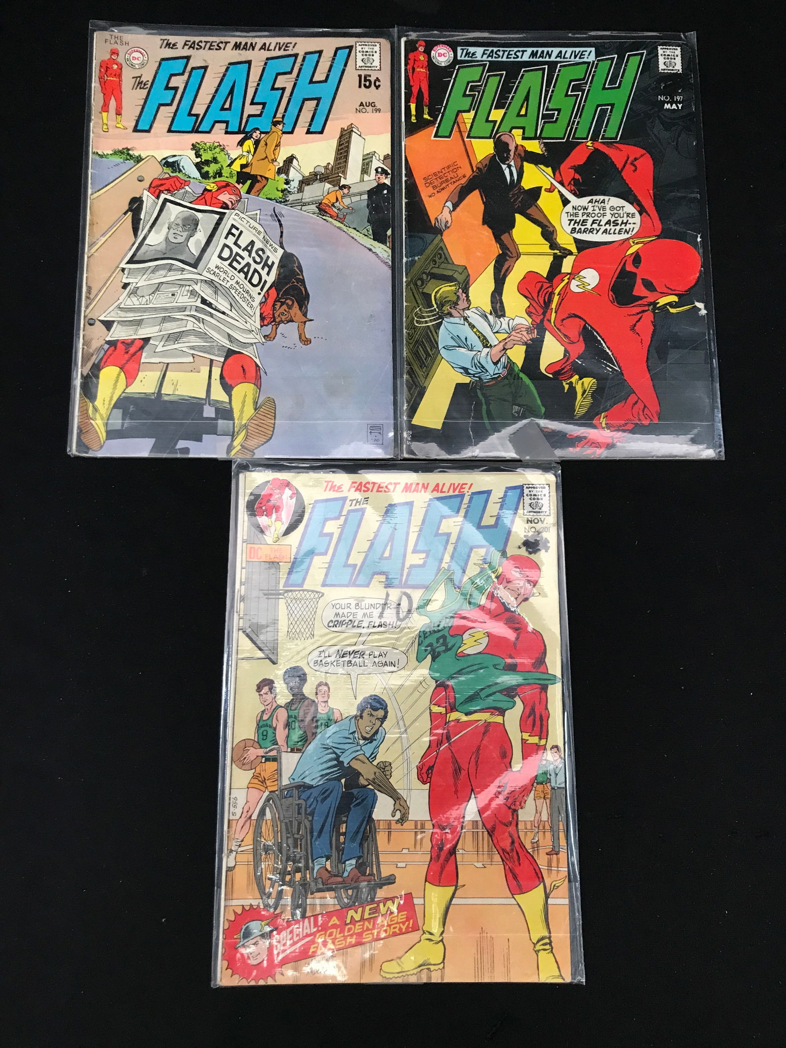 LOT OF 3 THE FLASH COMICS (DC COMICS) (1 of 1)