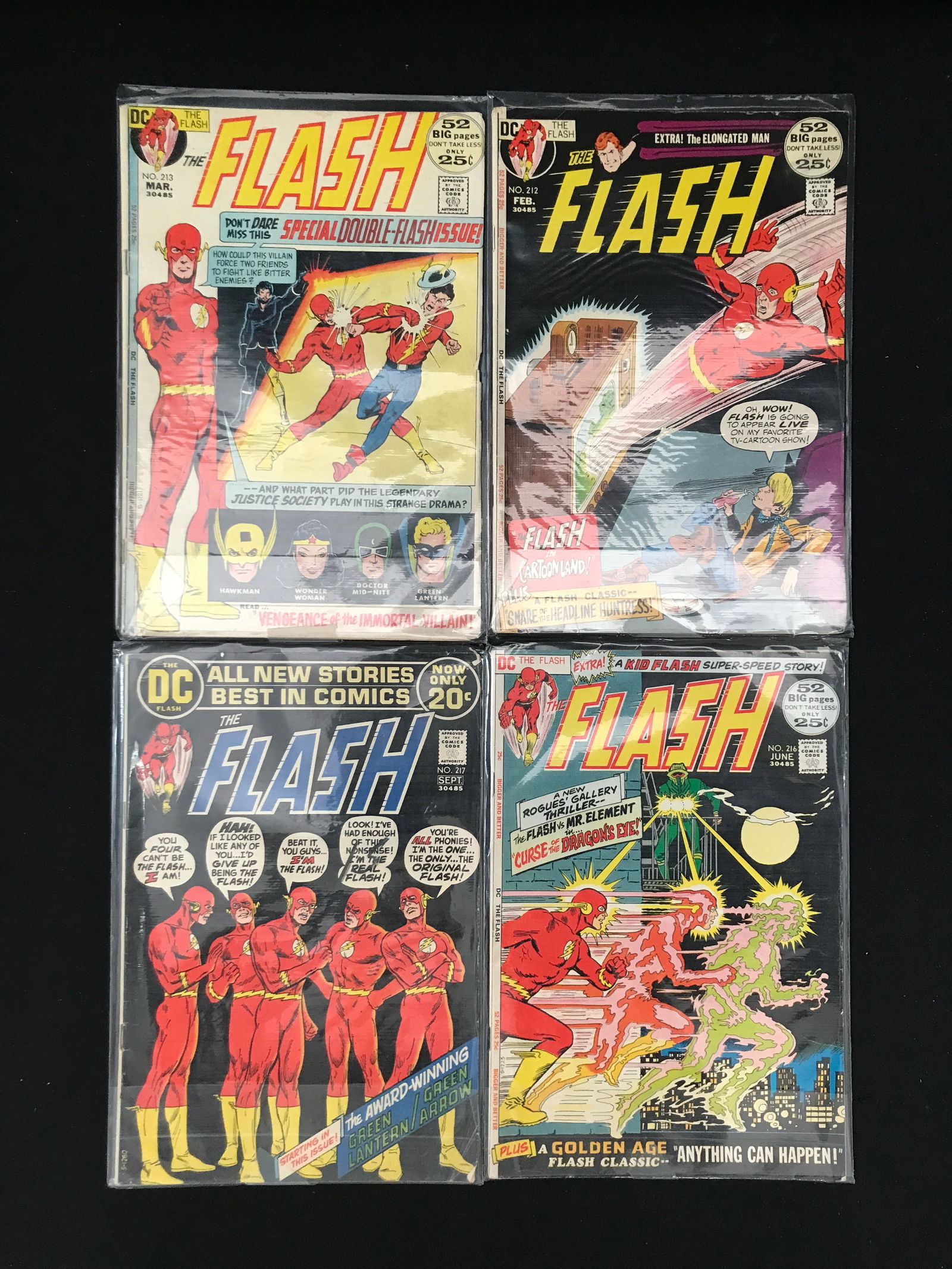 LOT OF 4 THE FLASH COMICS (DC COMICS) (1 of 1)