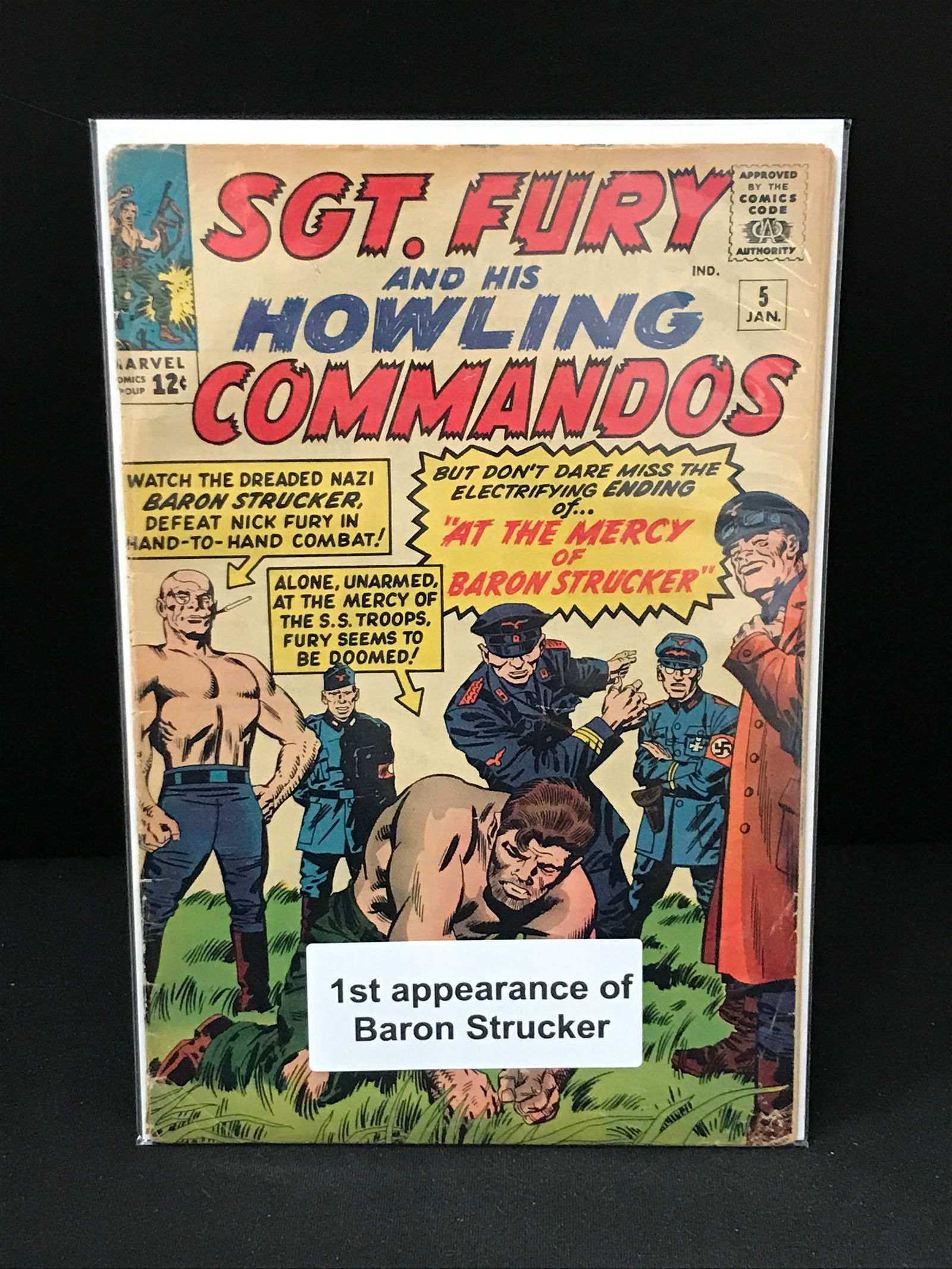 MARVEL COMICS NO.5 SGT. FURY AND HIS HOWLING COMMANDOS (1 of 1)