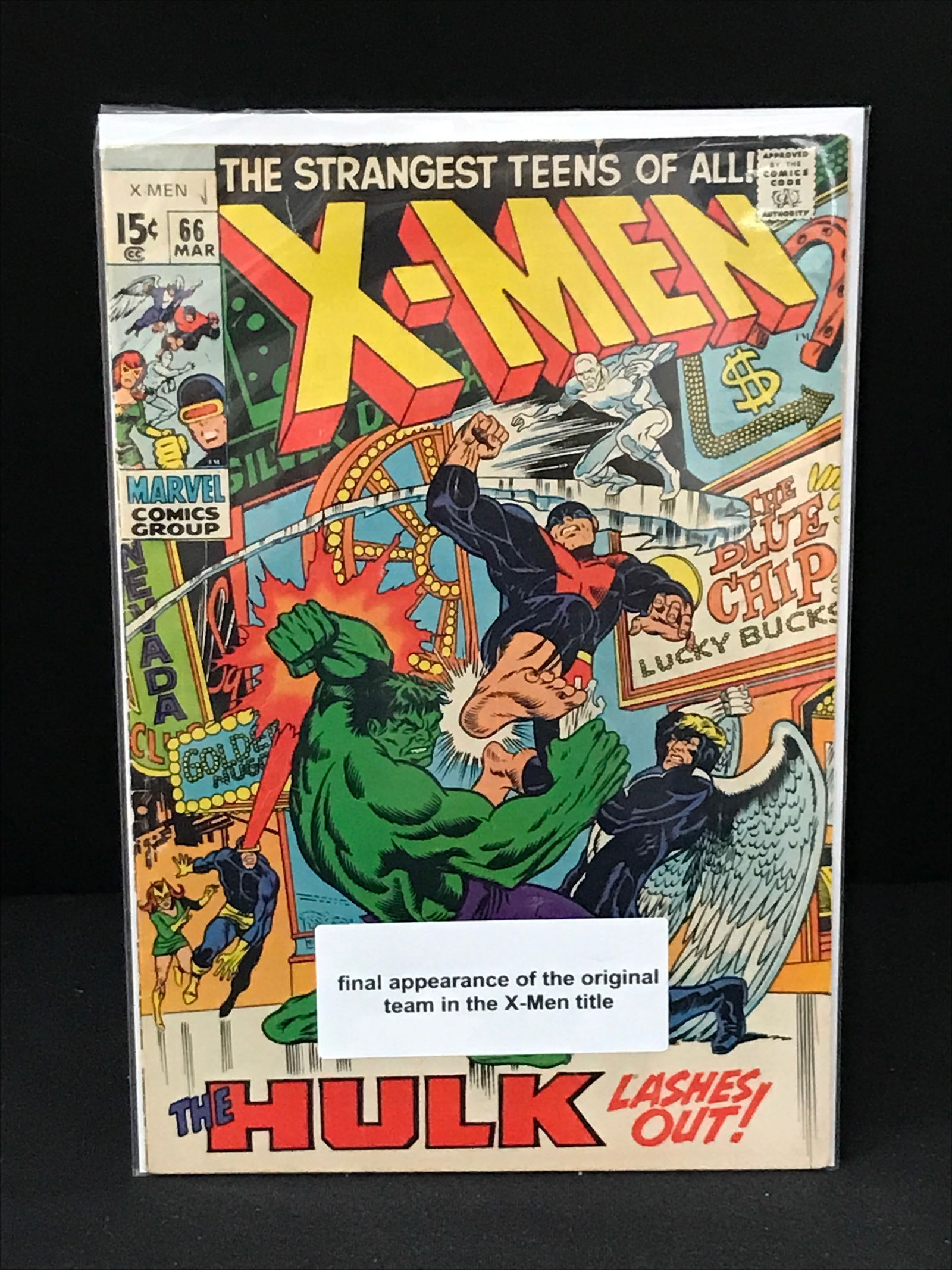 MARVEL COMCIS NO.66 X-MEN (1 of 1)