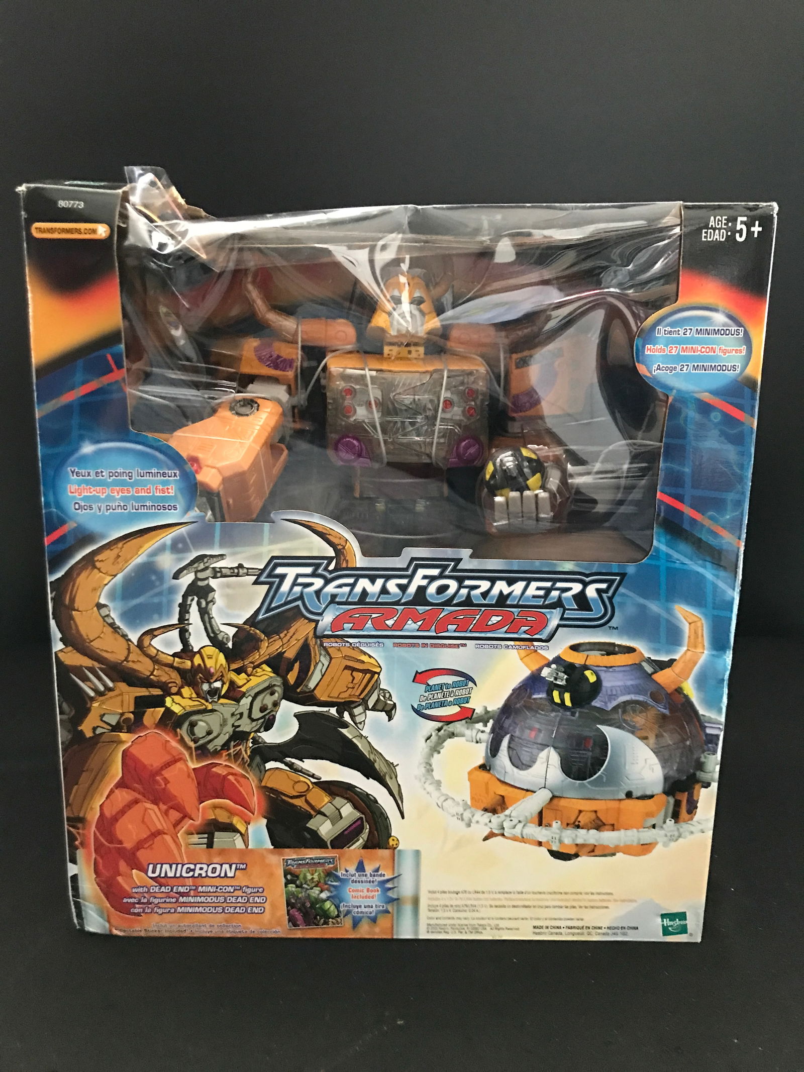 Hasbro Unicron W/ Dead End Mini Con Transformers Armada Action Figure (1 of 2)