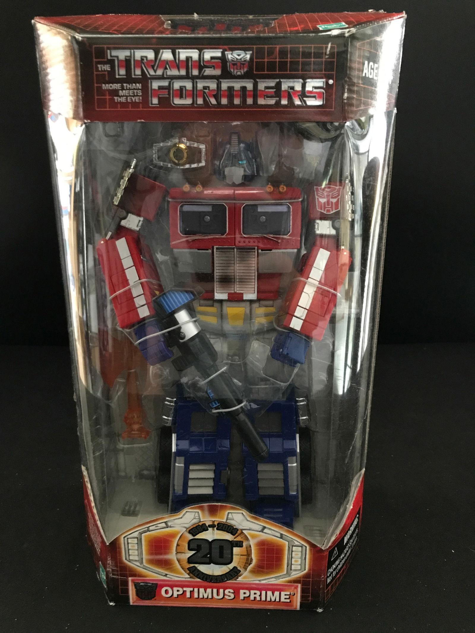 2003 Transformers 20th Anniversary 1984-2004 Optimus Prime New In The Box (1 of 2)