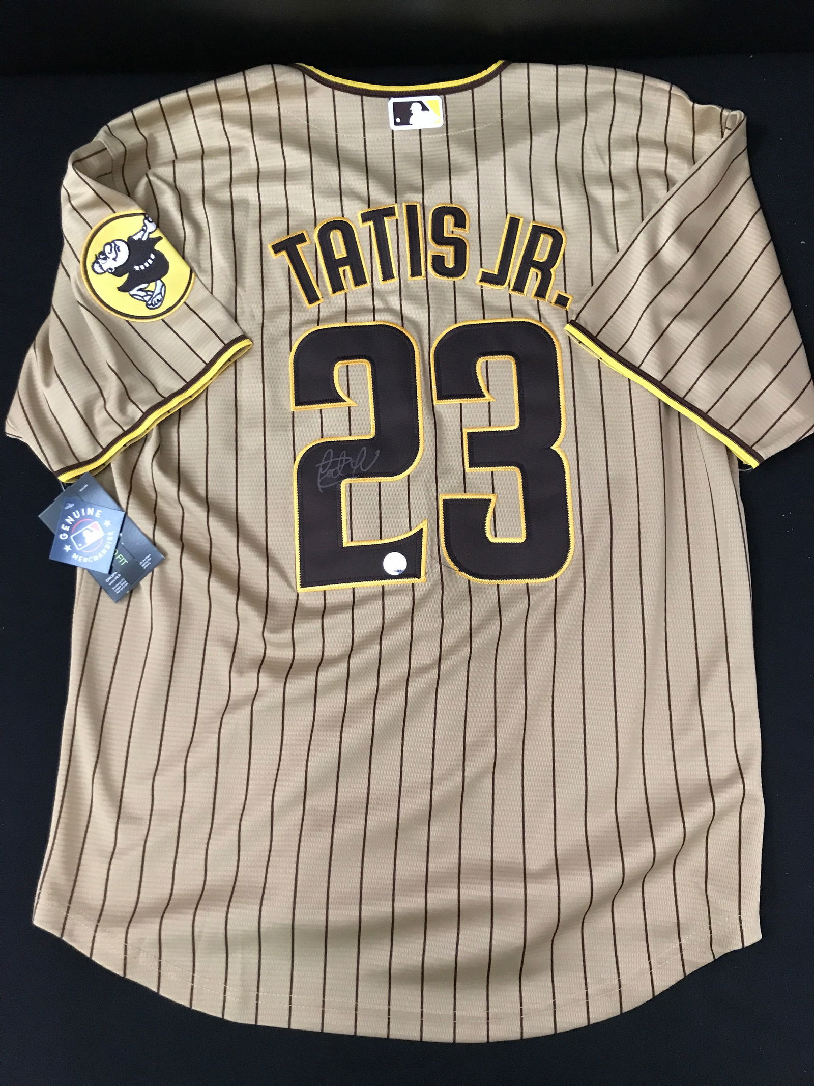 FERNANDO TATIS JR SIGNED PADRES JERSEY KB AUTHENTICS COA (1 of 3)