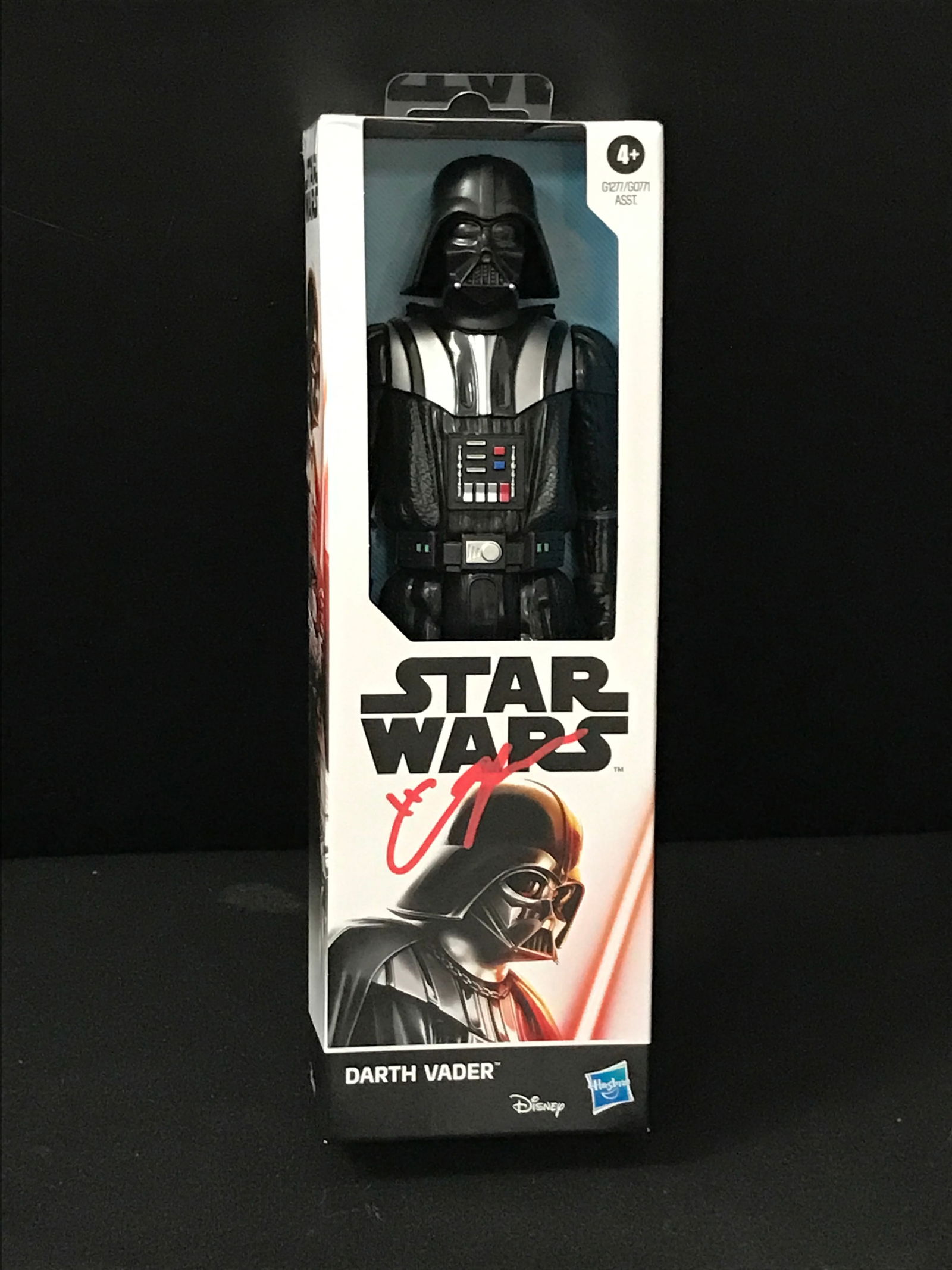 HAYDEN CHRISTENSEN SIGNED DARTH VADER FIGURE WWOC COA (1 of 1)