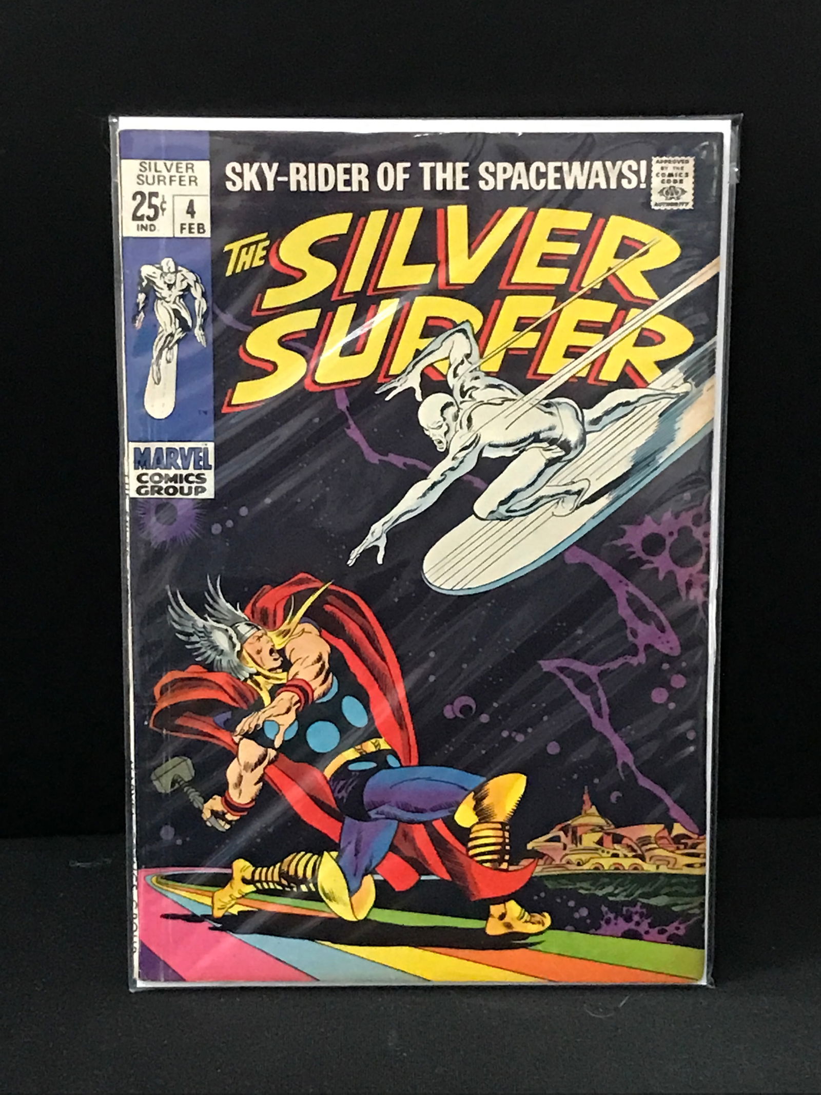 HIGH GRADE BIG KEY MARVEL COMICS NO.4 THE SILVER SURFER (1 of 1)