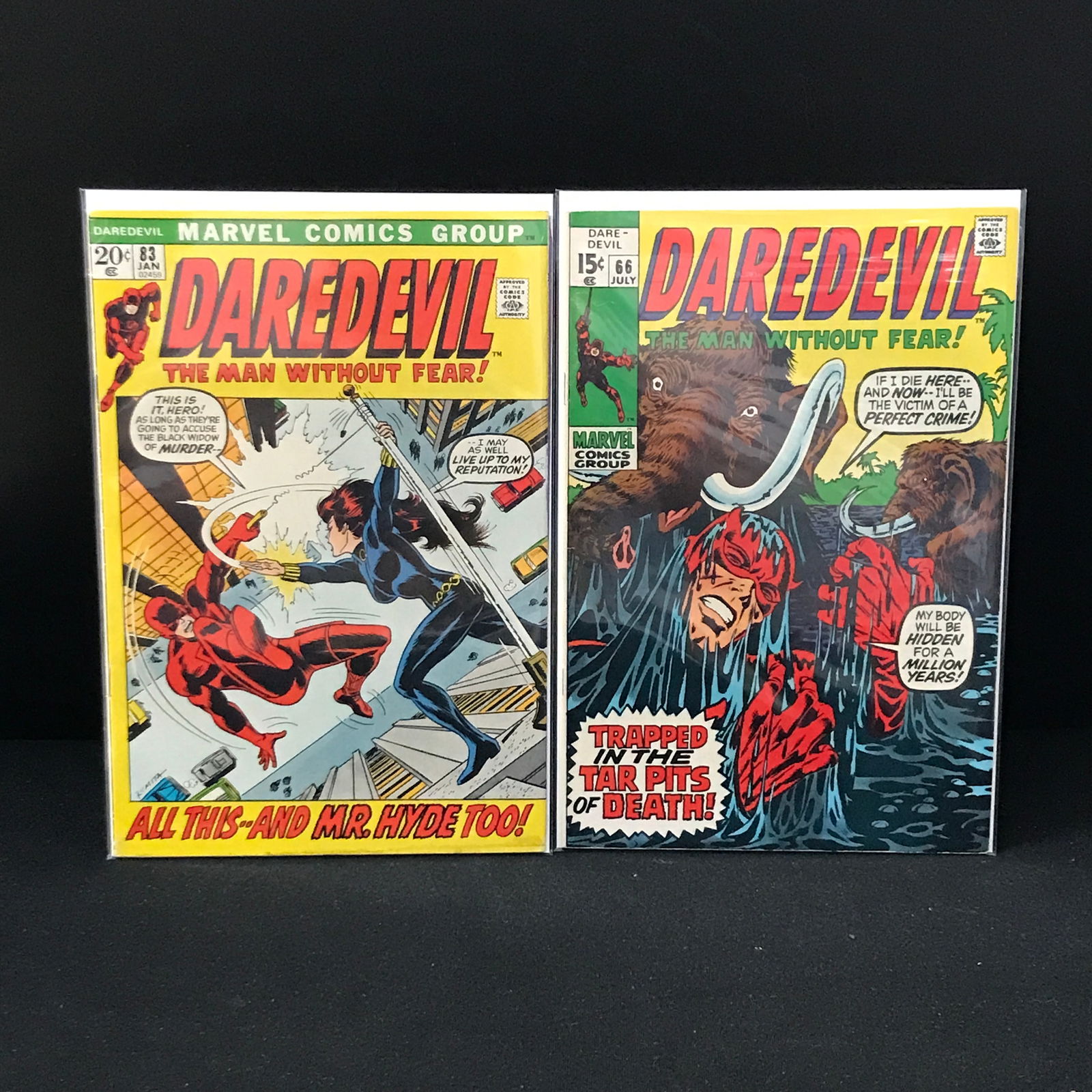 LOT OF 2 DAREDEVIL COMICS (MARVEL COMICS) (1 of 1)