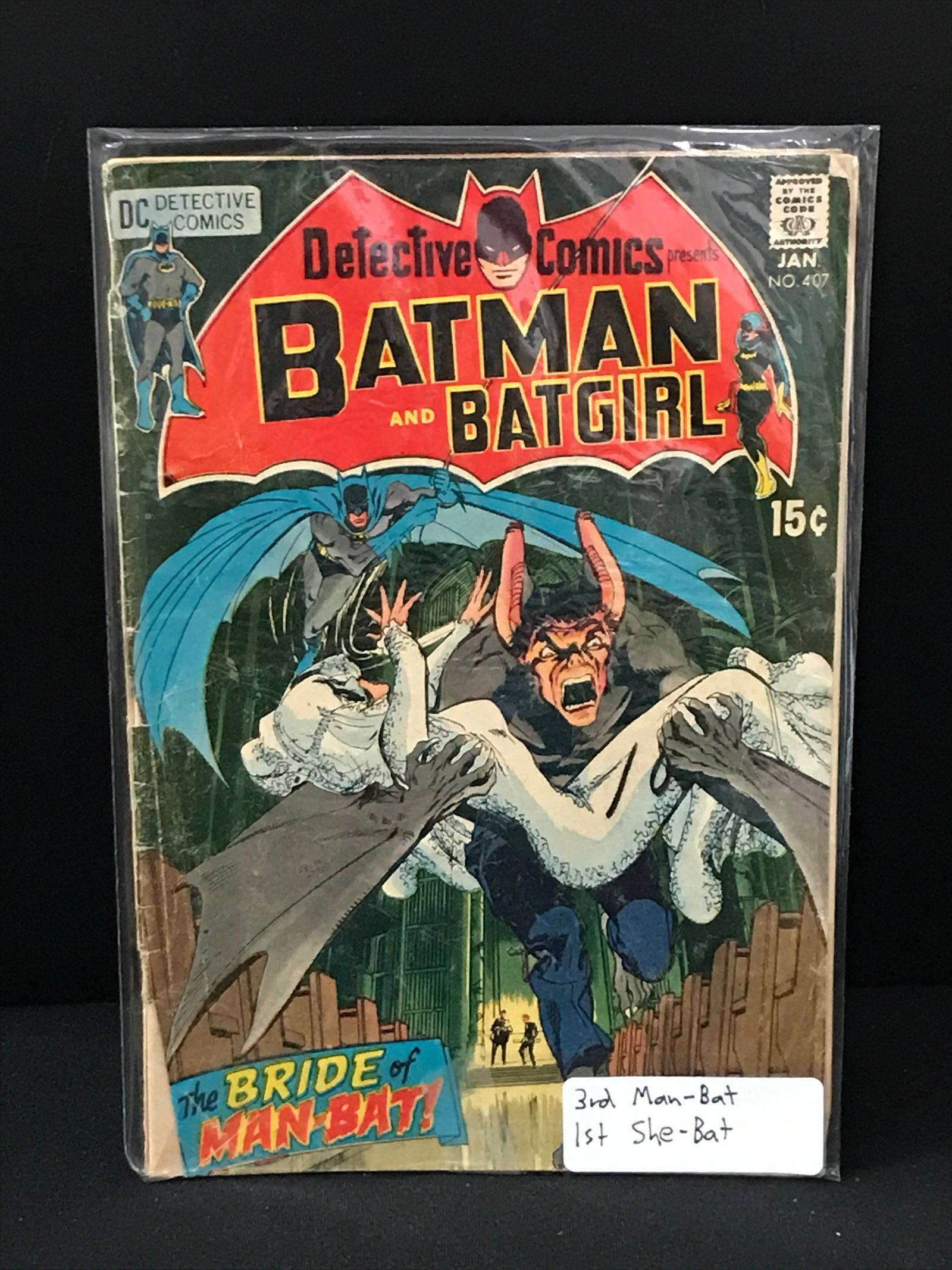 DC COMICS NO.407 DETECTIVE COMICS BATMAN AND BATGIRL: Prices are in Canadian dollars