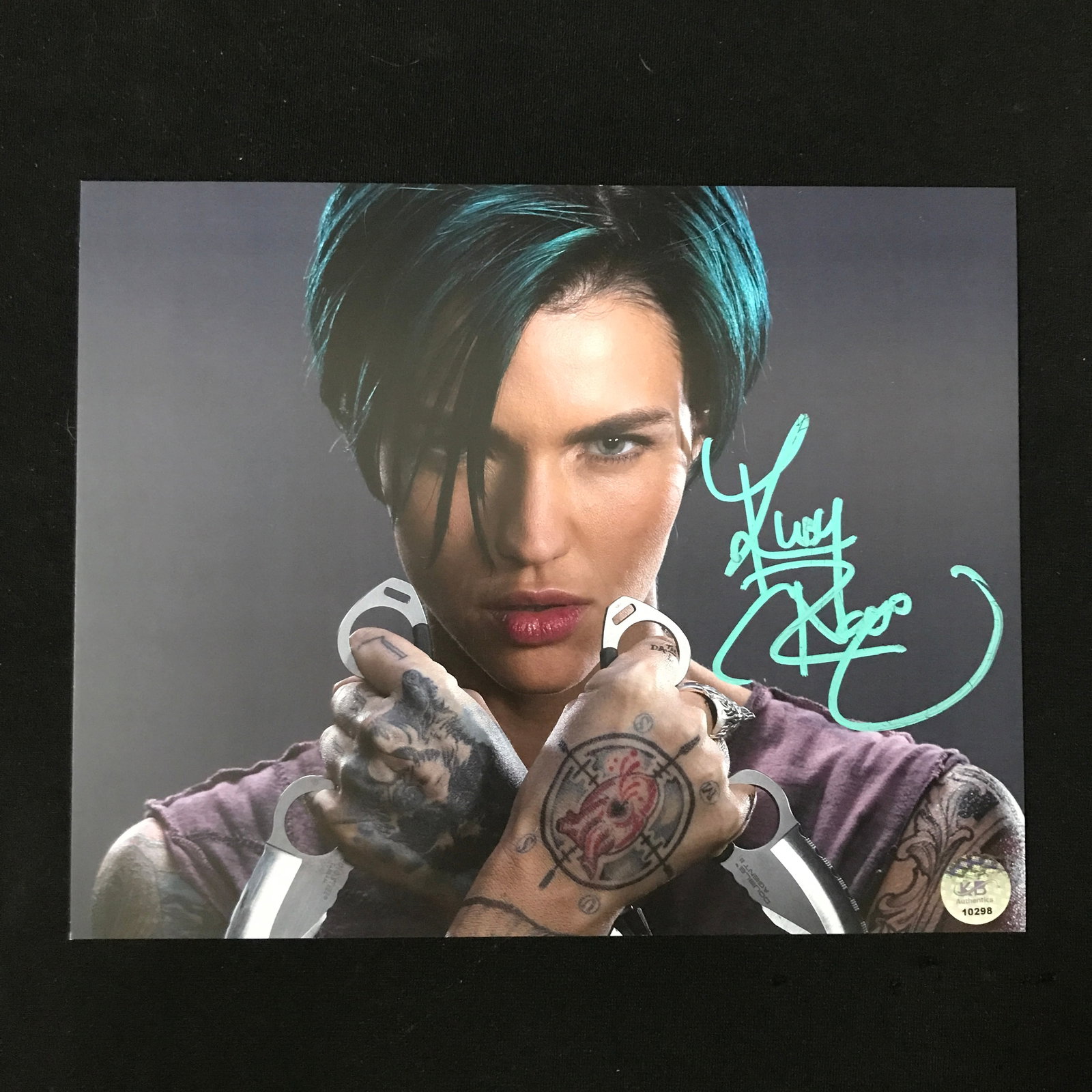 RUBY ROSE SIGNED 8X10 PHOTO KB AUTHENTICS COA: Prices are in Canadian dollars