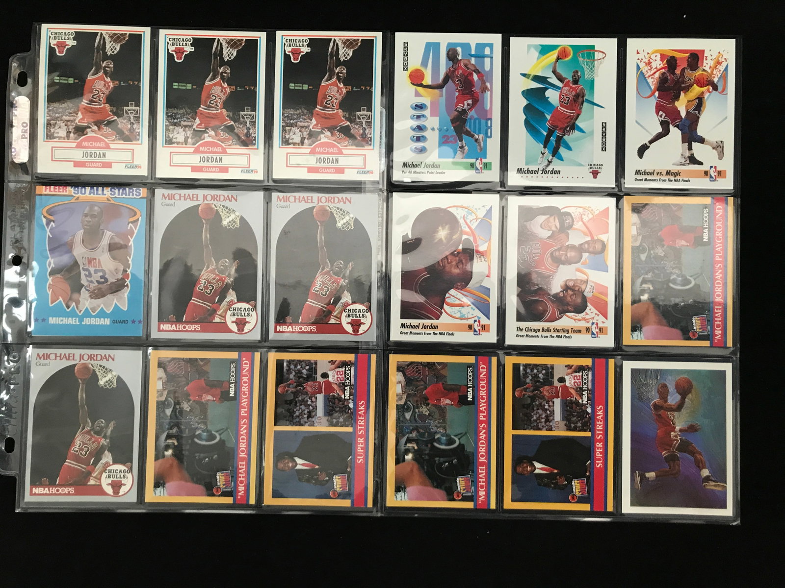 LOT OF VINTAGE MICHAEL JORDAN TRADING CARDS: Prices are in Canadian dollars