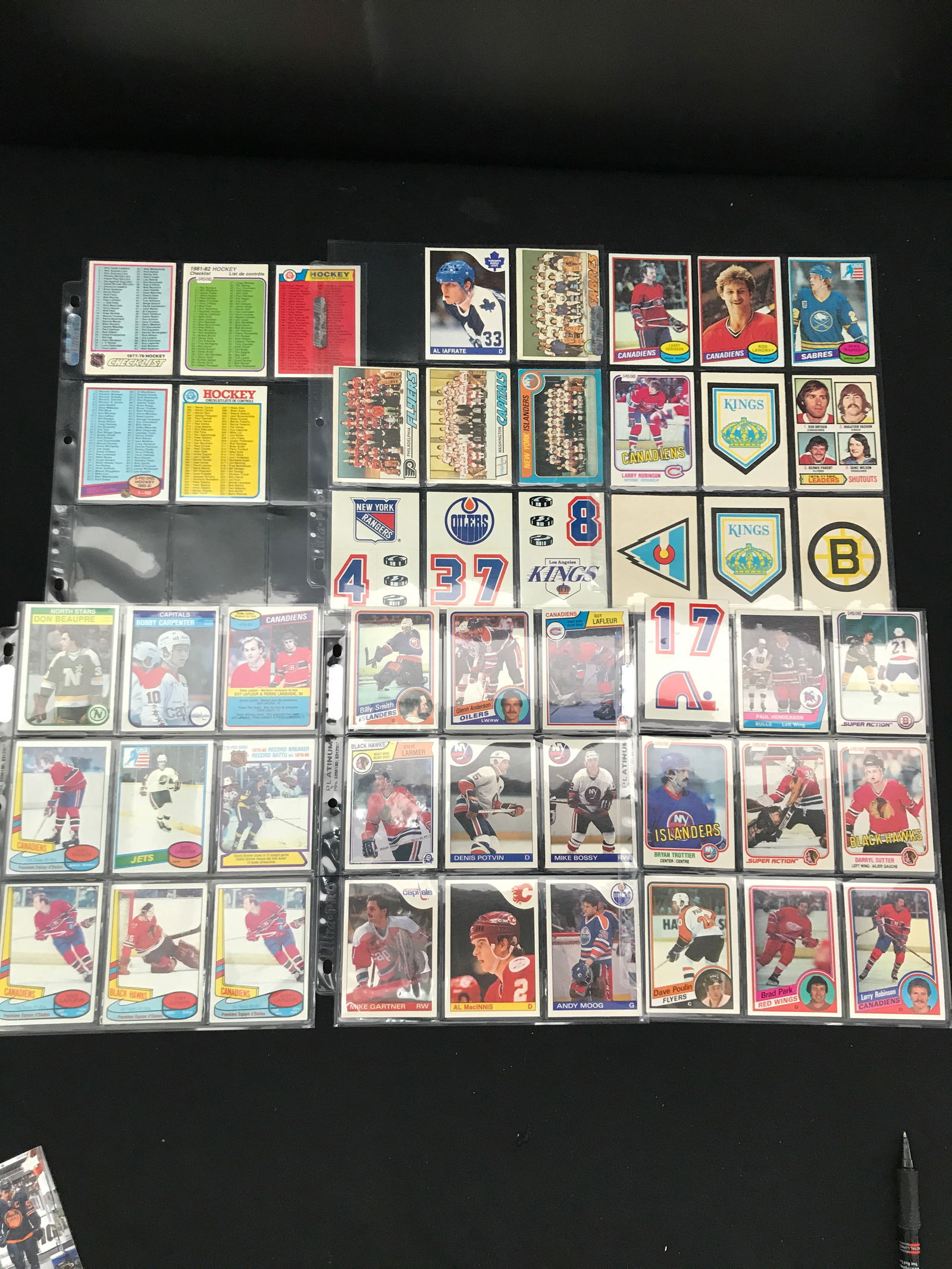 LOT OF VINTAGE NHL STAR CARDS (1 of 1)