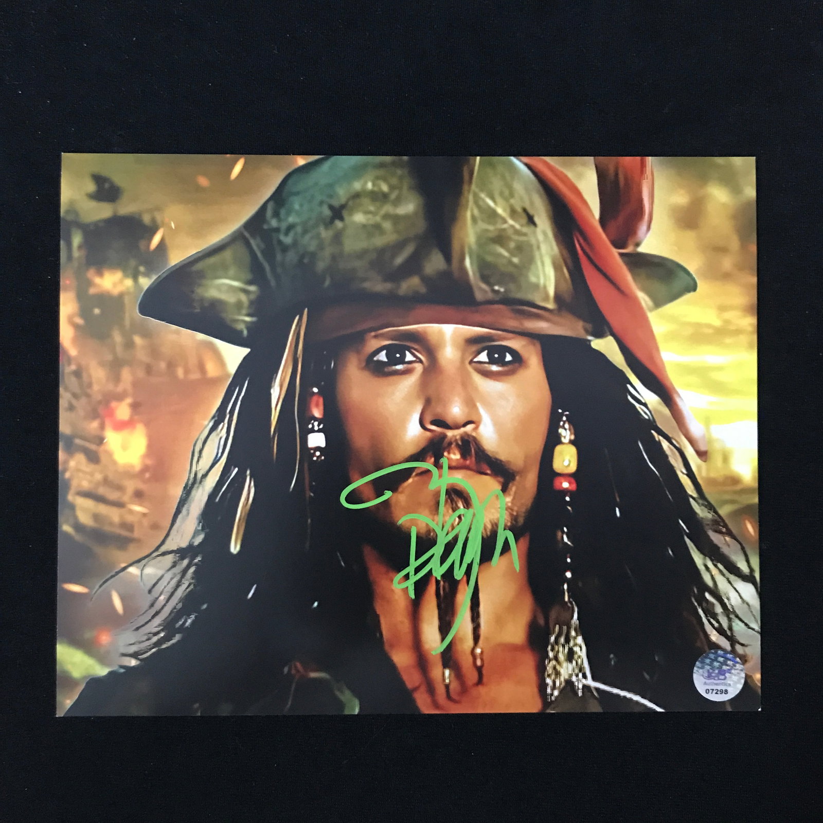 JOHNNY DEPP SIGNED 8X10 PHOTO KB AUTHENTICS COA: Prices are in Canadian dollars