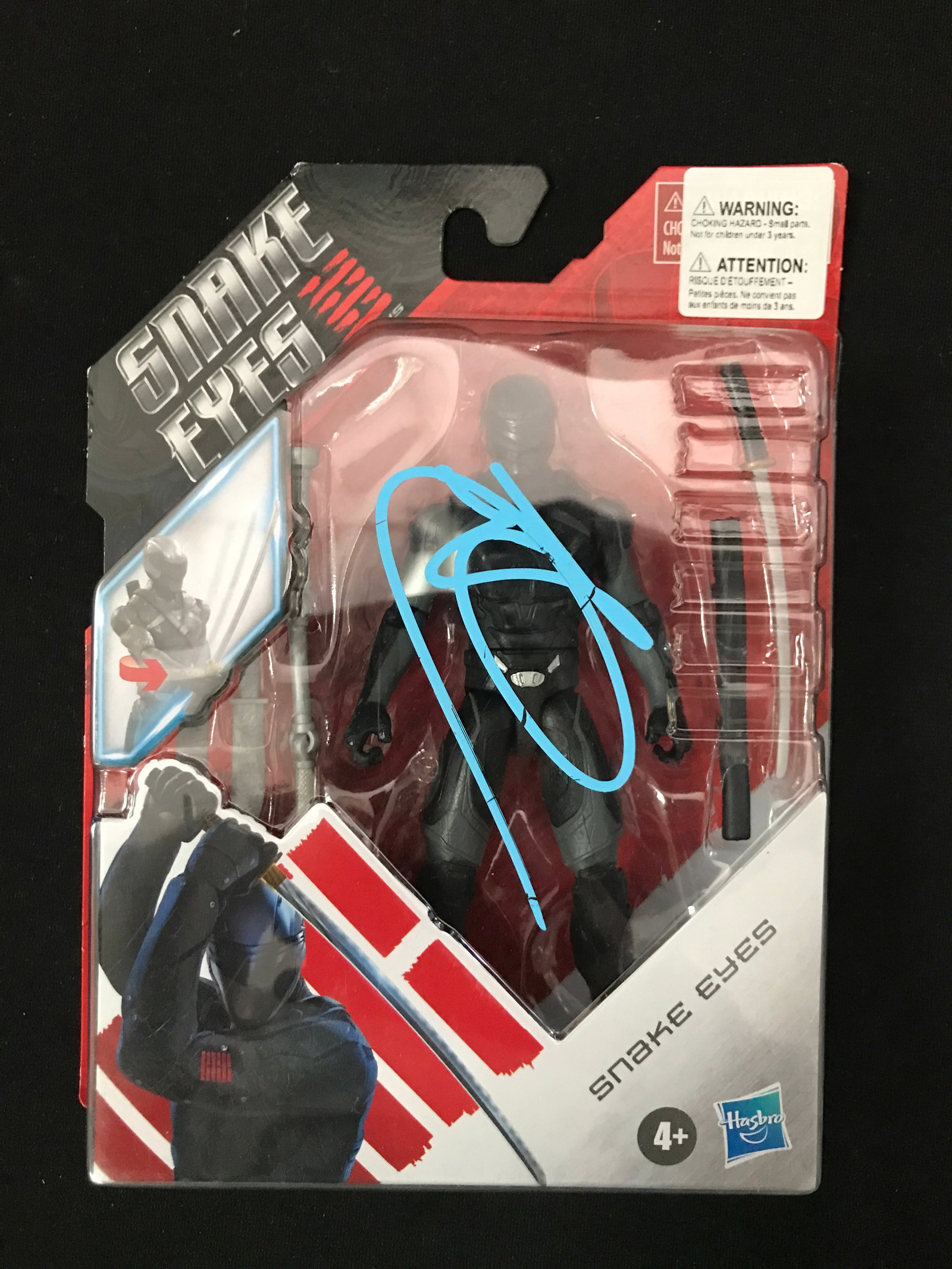 RAY PARK SIGNED SNAKE EYES FIGURE WWOC COA: Prices are in Canadian dollars