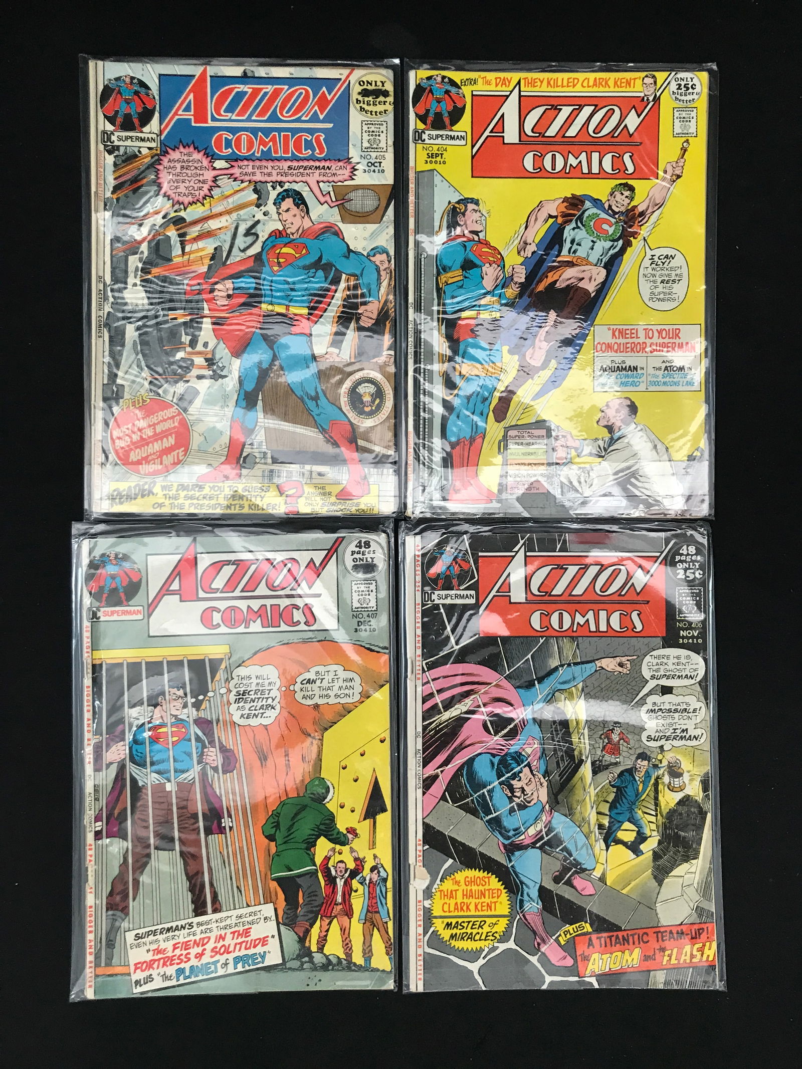 LOT OF 4 ACTION COMICS (DC COMICS) (1 of 1)