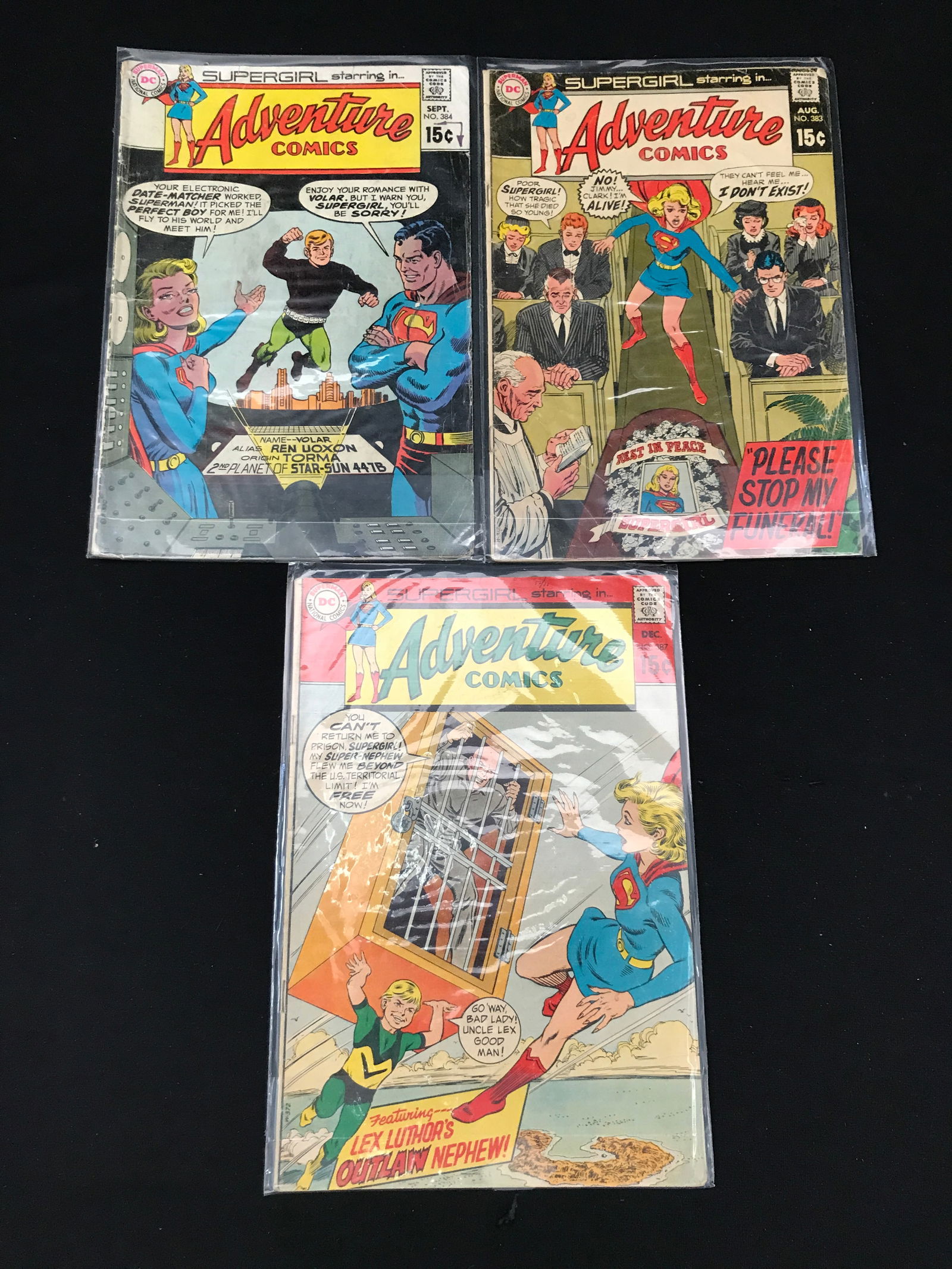 LOT OF 3 ADVENTURE COMICS (DC COMICS) (1 of 1)
