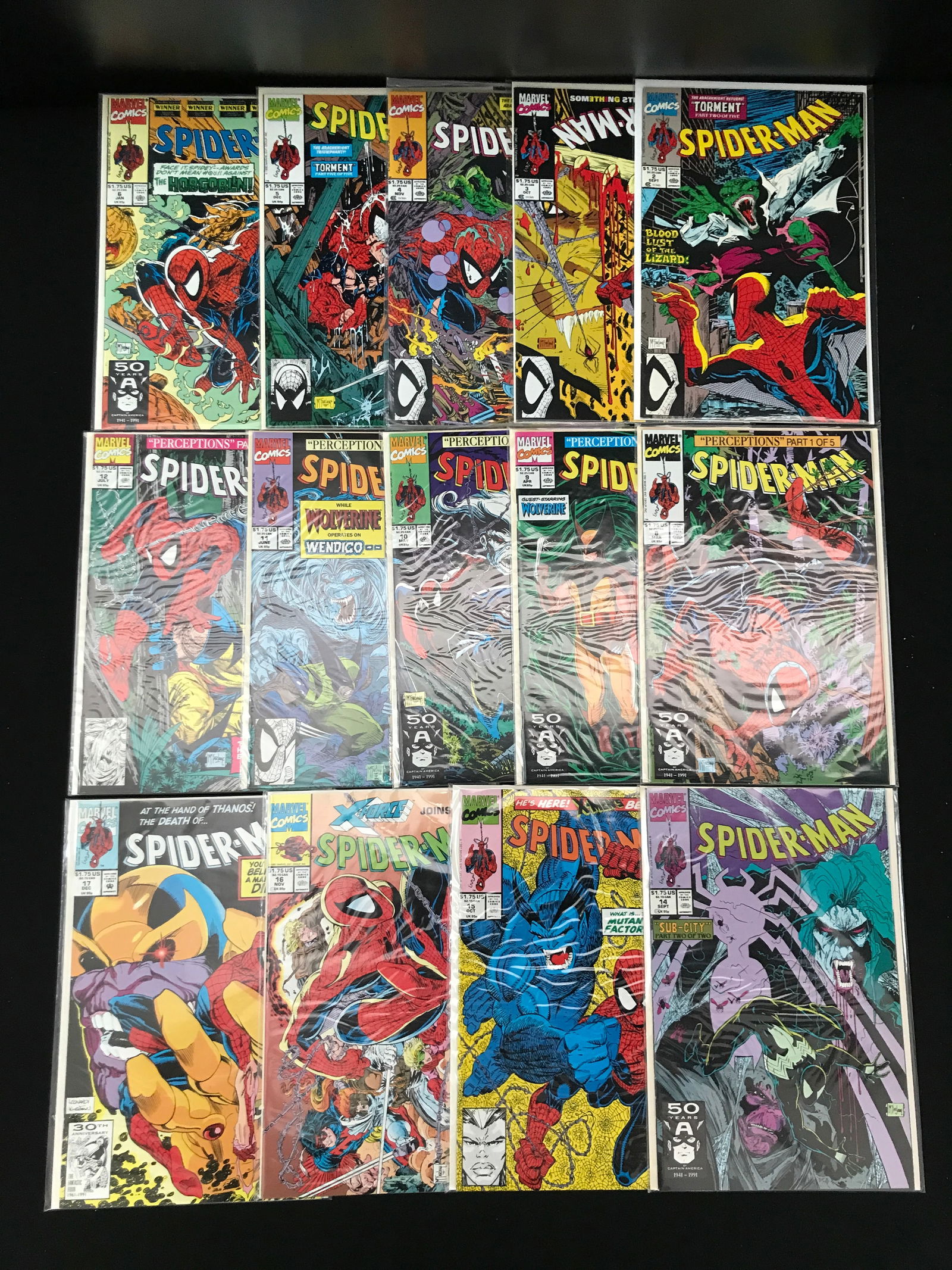 LOT OF 14 SPIDERMAN COMICS (MARVEL COMICS) (1 of 1)